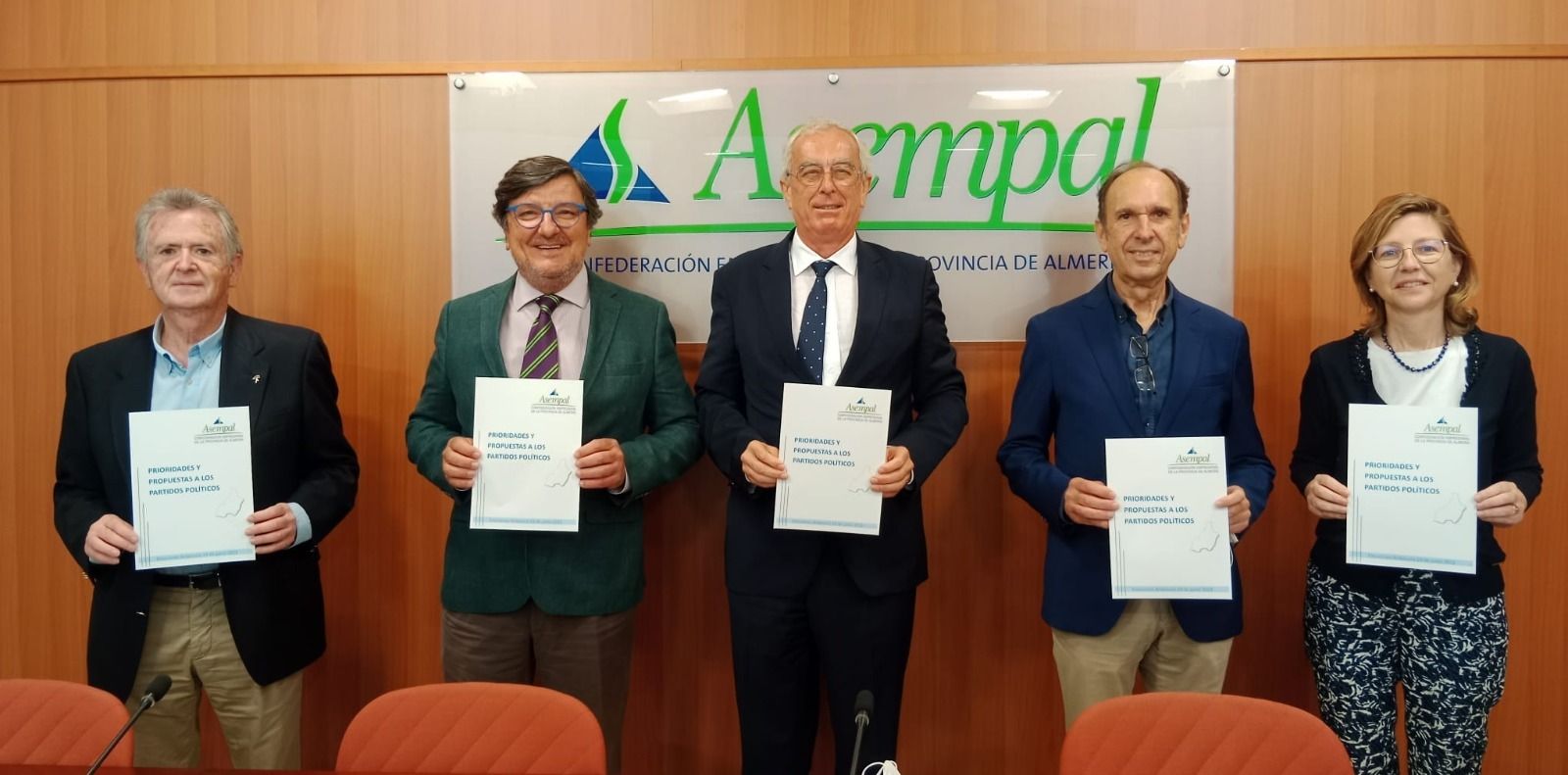 Presentación del documento: “Prioridades y Propuestas Empresariales para la Provincia de Almería ante el 19-J” por parte de Asempal.