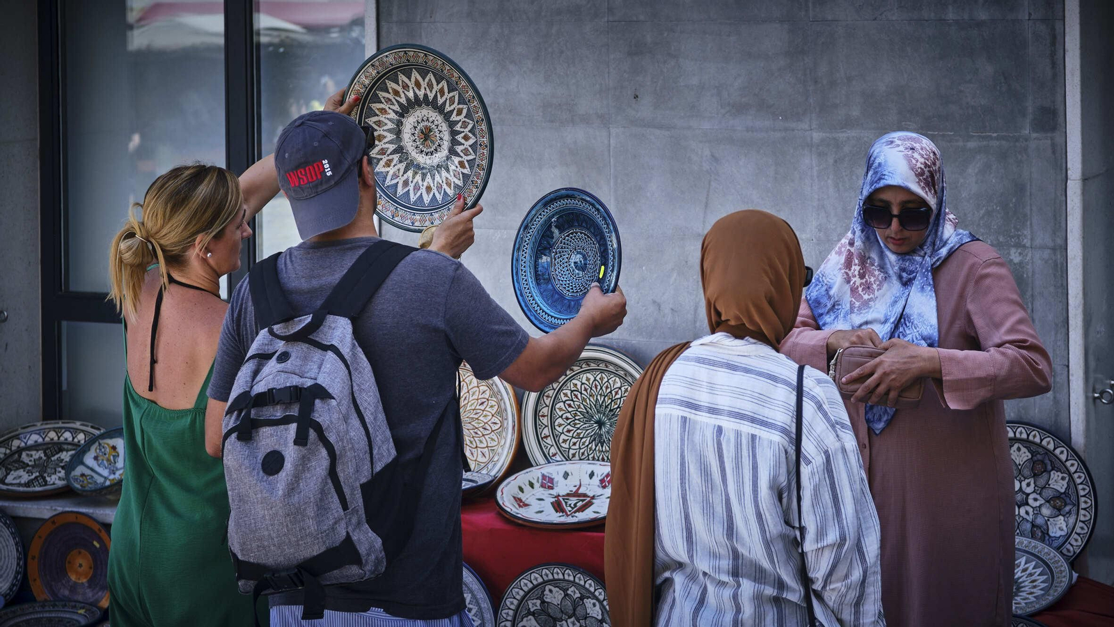 Inauguración del Mercado Andalusí de Cádiz .