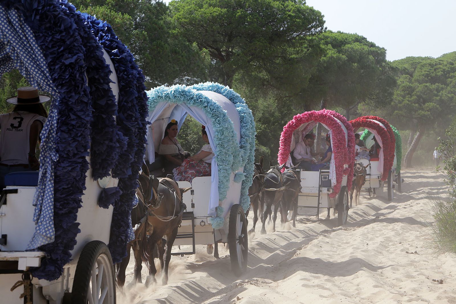 Las imágenes de la segunda jornada de camino de la Hermandad de Jerez