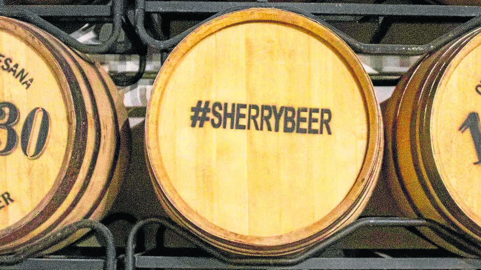 Así son las barricas en las que se almacena el oloroso en primera y instancia para posteriormente verter la cerveza.