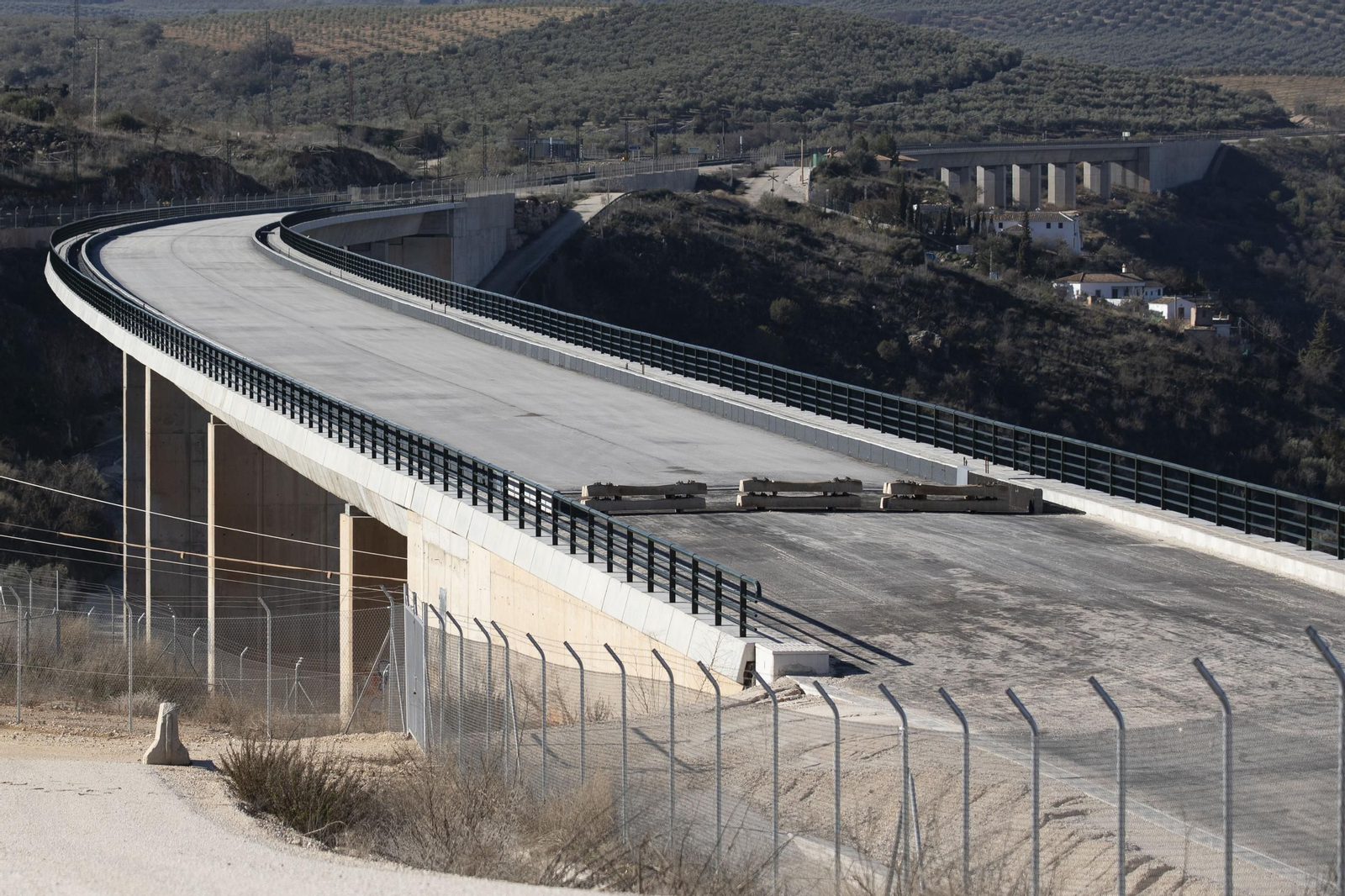 Así están las obras del tramo de Riofrío de la Variante de Loja después de nueve meses en obras