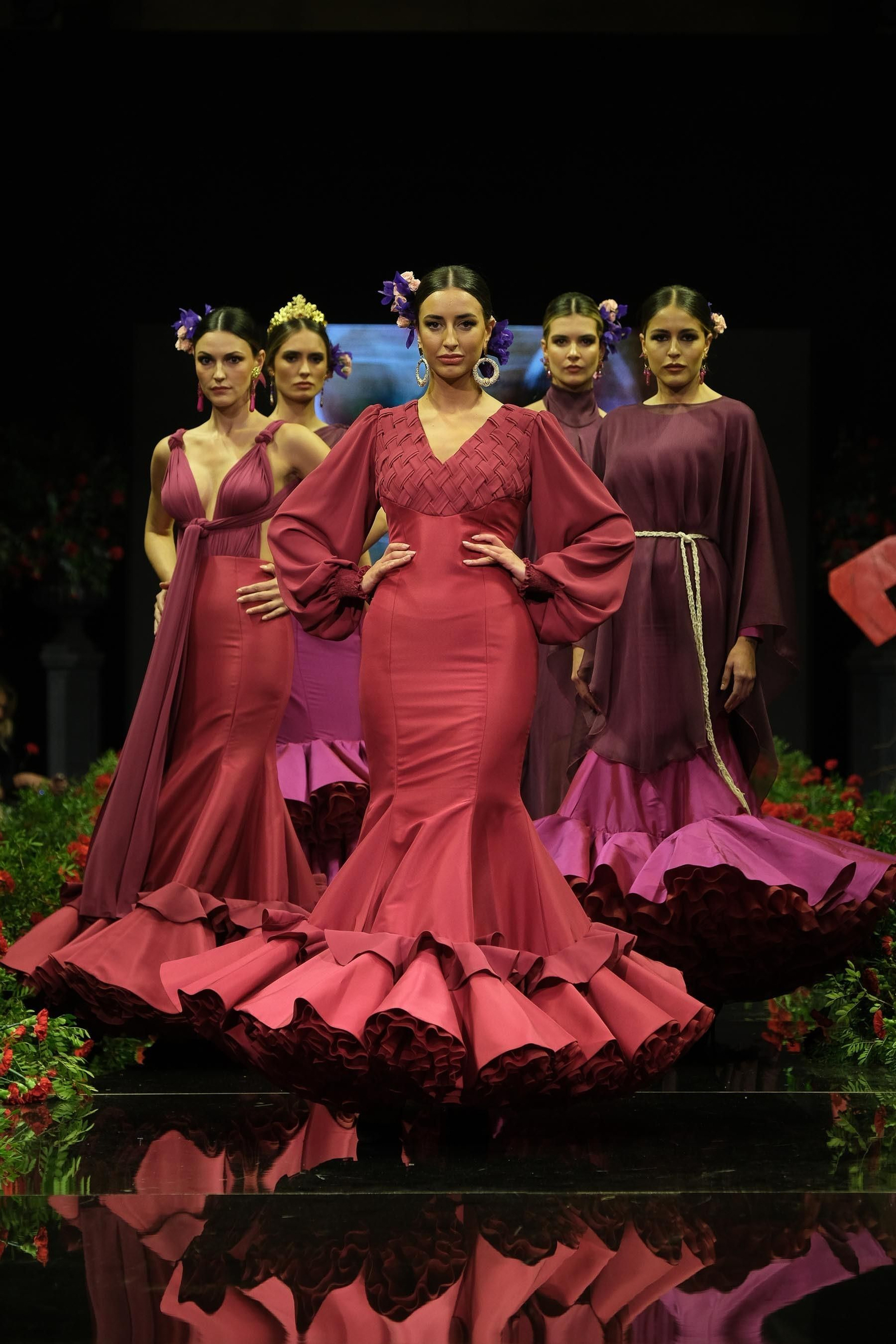 Desfile de Alejandro Andana en la Pasarela Flamenca Jerez Tío Pepe 2023