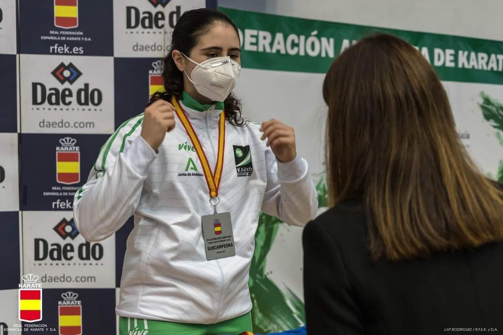 Mar Trenado, del Club No-Kachi, se proclamó subcampeona de España cadete en Kumite +54 Kgs.