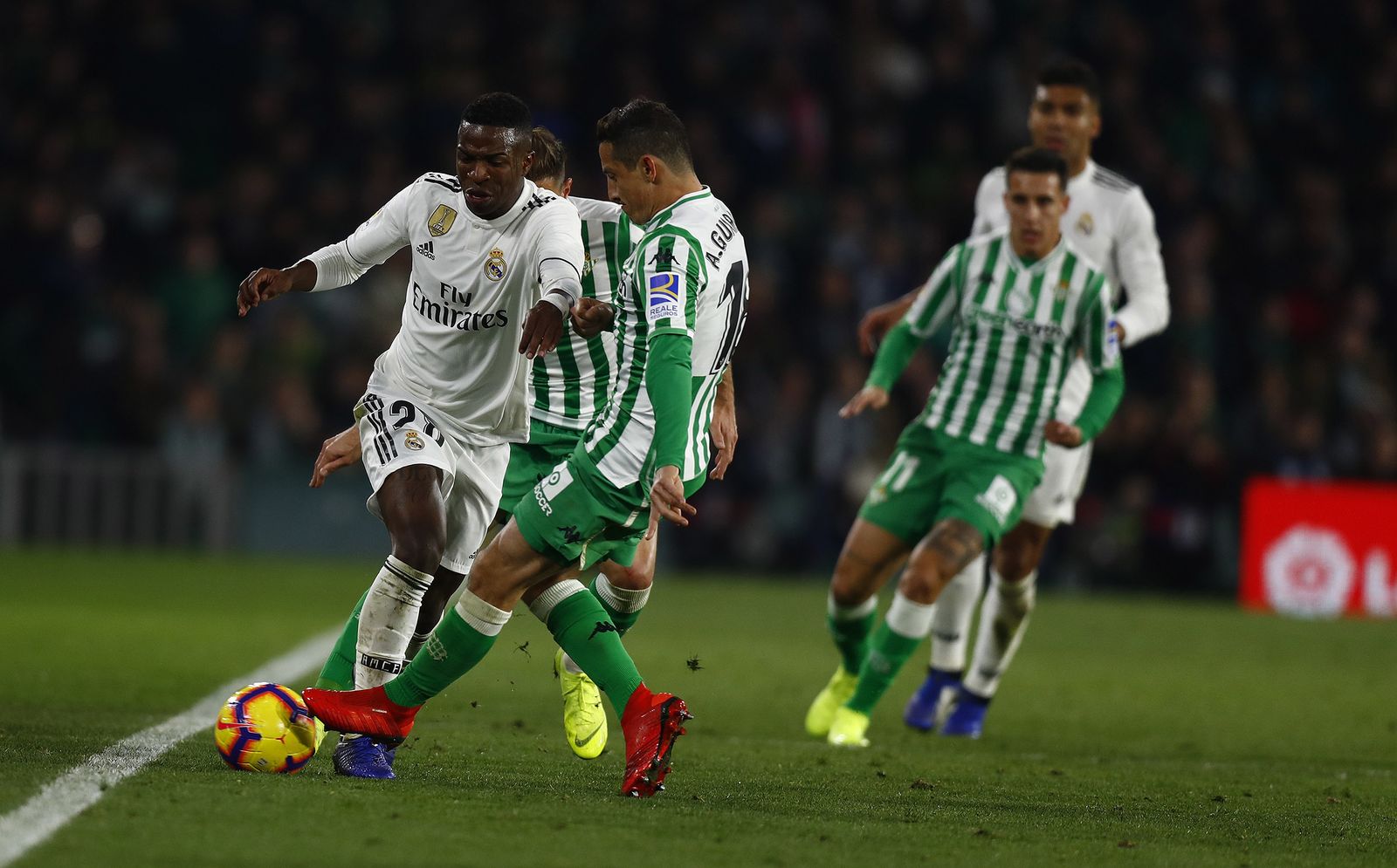 El Betis-Real Madrid, en imágenes.
