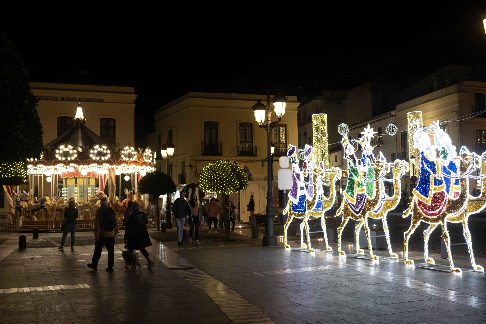 El alumbrado especial de Navidad de Ronda, en fotos