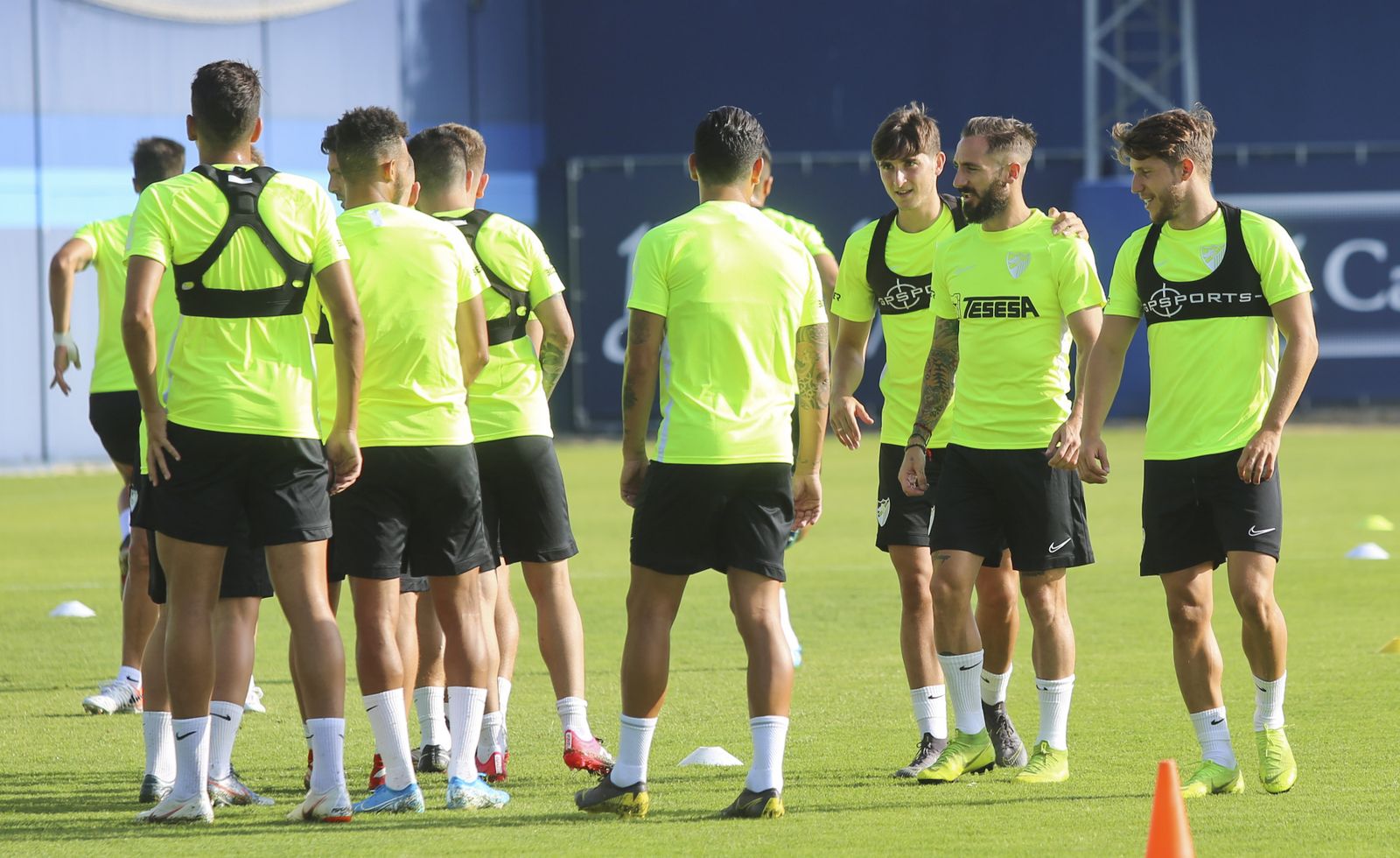 Las fotos del entrenamiento del Málaga en el Anexo de La Rosaleda