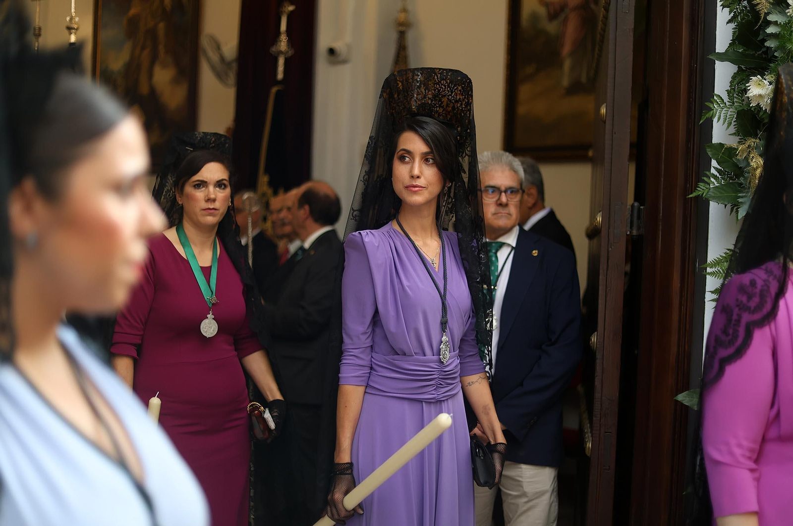 Imágenes de la procesión extraordinaria de la Virgen de la Esperanza por las calles de Huelva