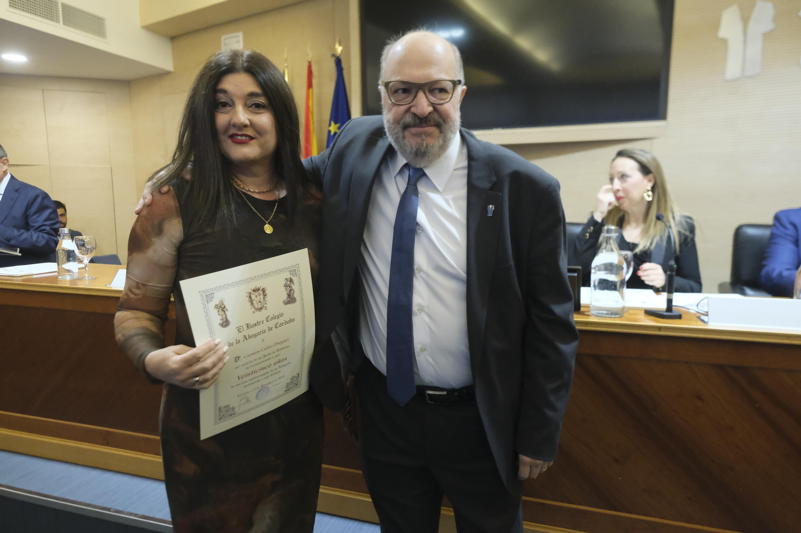 El Colegio de la Abogacía de Córdoba homenajea a sus colegiados más veteranos, en imágenes