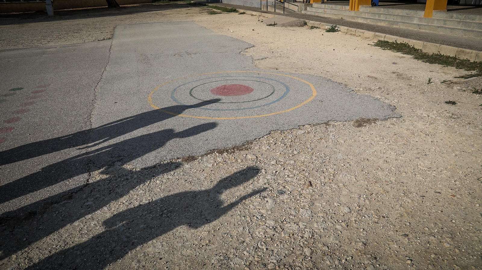 Imágenes del mal estado del CEIP Tartesos