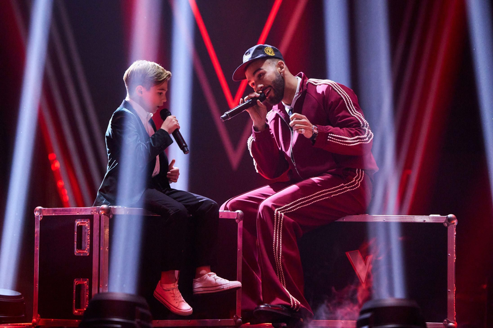 El pequeño Lucas Paulano canta con Manuel Turizo en la final de 'La Voz Kids'