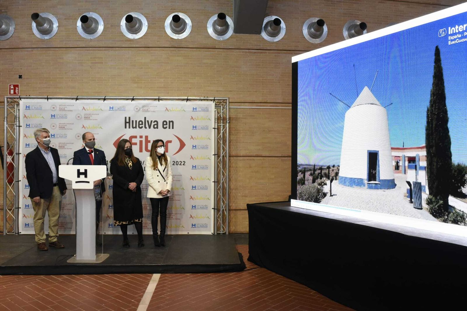 Presentación de Ayamonte en el Foro Iberoamericano de La Rábida.