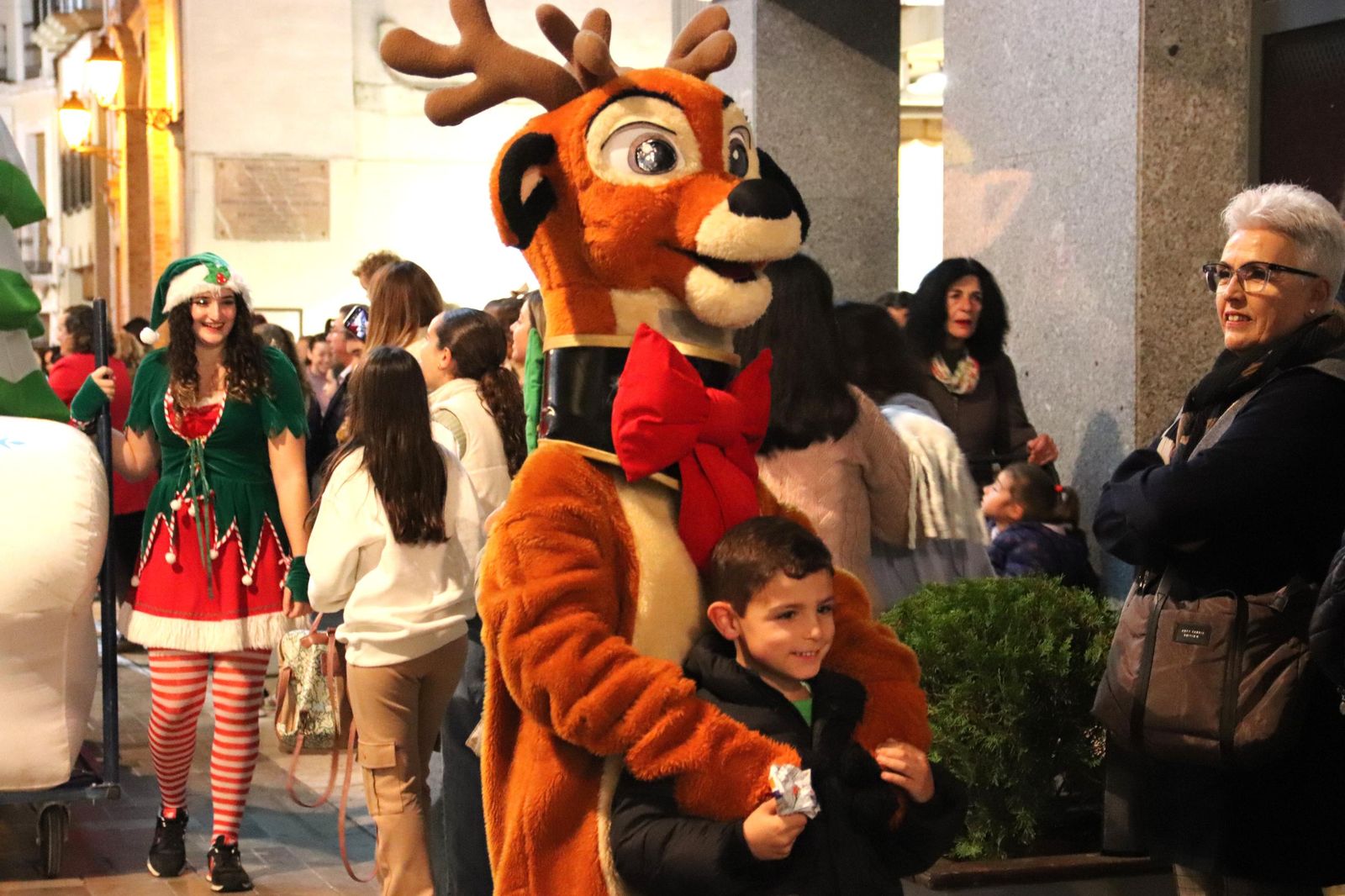 El encendido del alumbrado de Navidad en Montilla