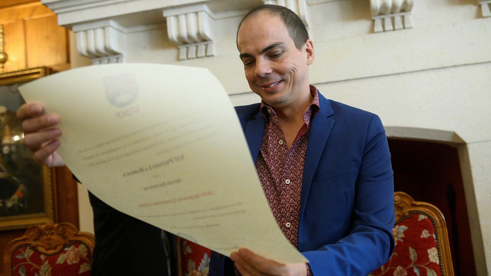 Conejero recibió el Premio La Barraca de artes escénicas de la Universidad Menéndez Pelayo.