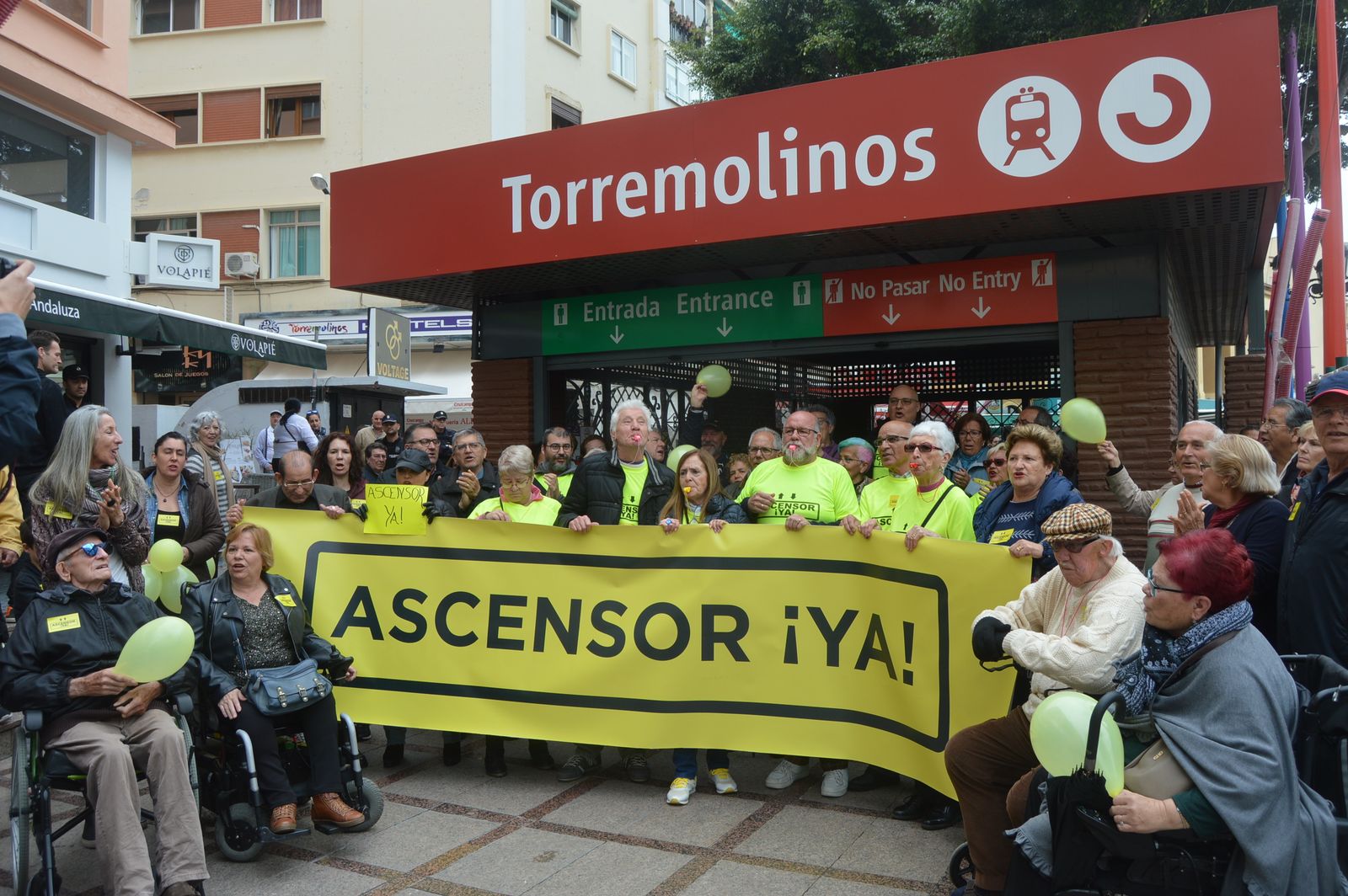 Las obras de accesibilidad de la estación de La Nogalera comenzarán en mayo