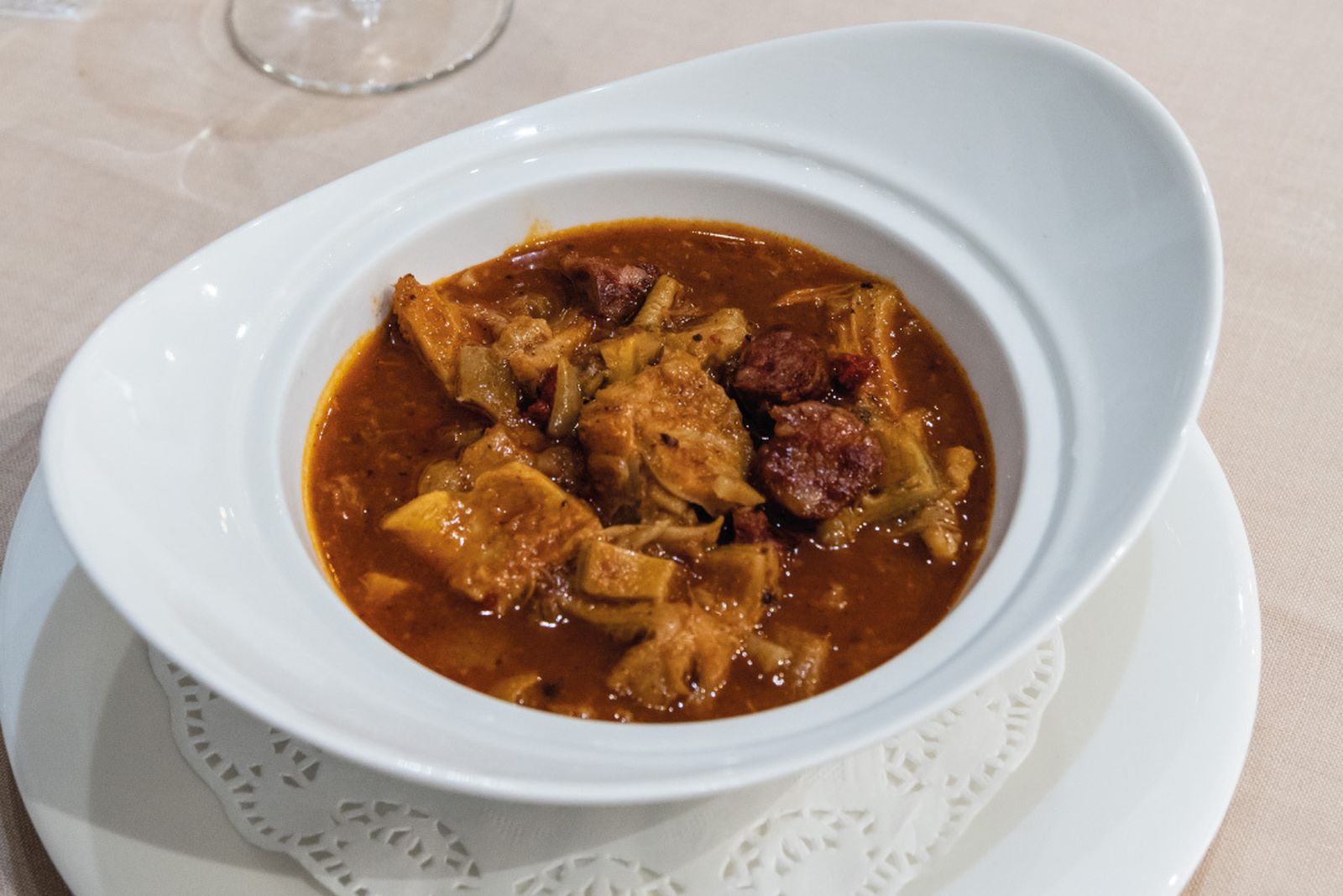 Cazuela de callos de ternera