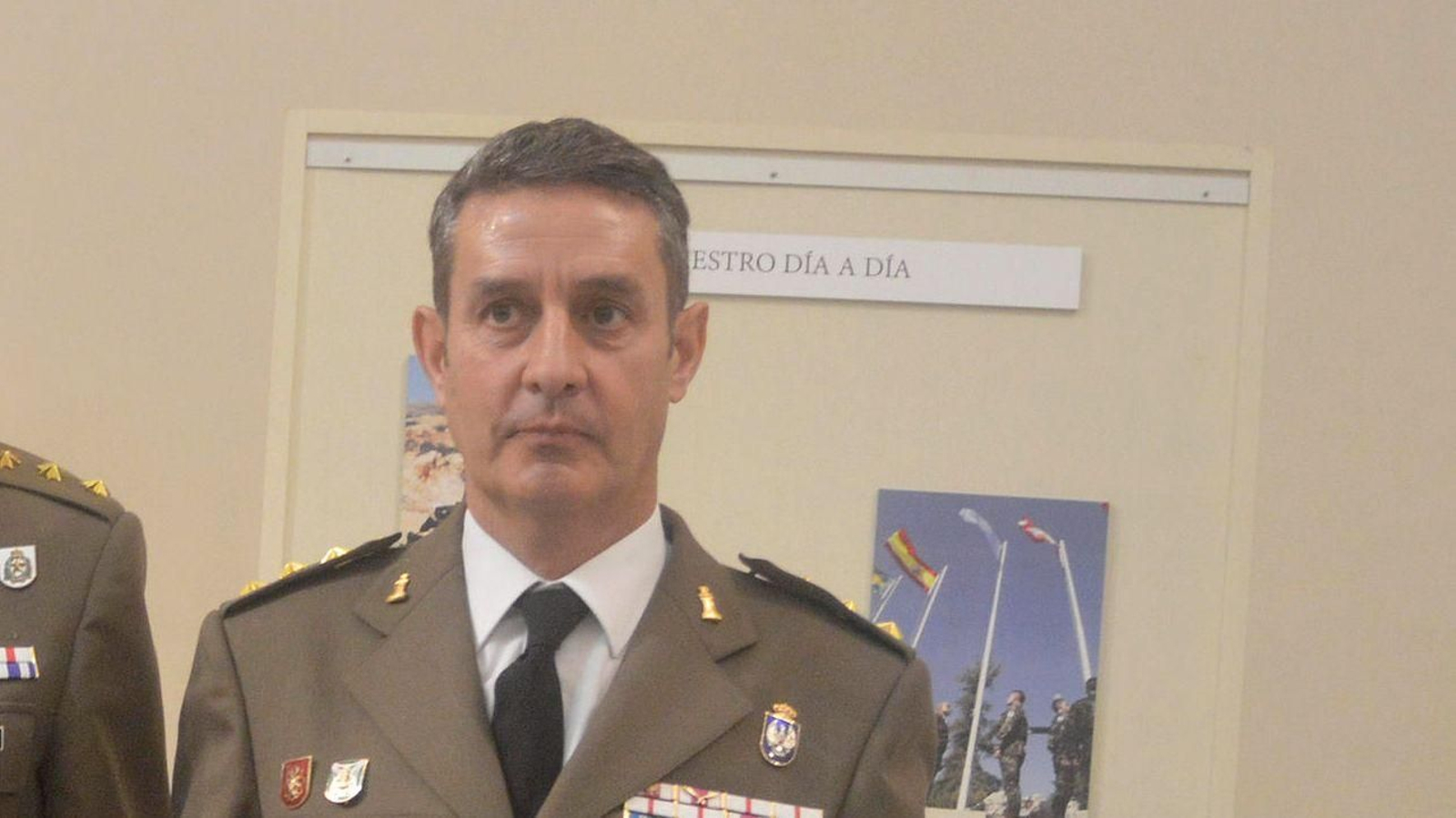 El coronel Íñigo Laquidáin Hergueta el día de su toma de posesión como subdelegado de Defensa en Córdoba.
