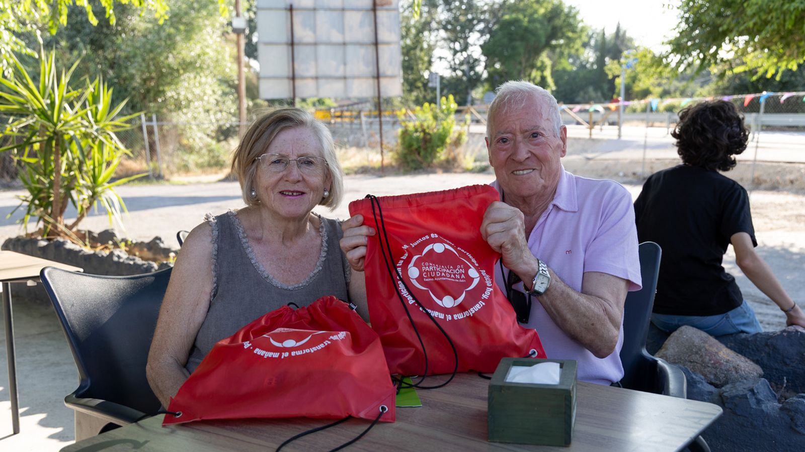 Inauguración del nuevo carril peatonal de la zona residencial Puente Tablas