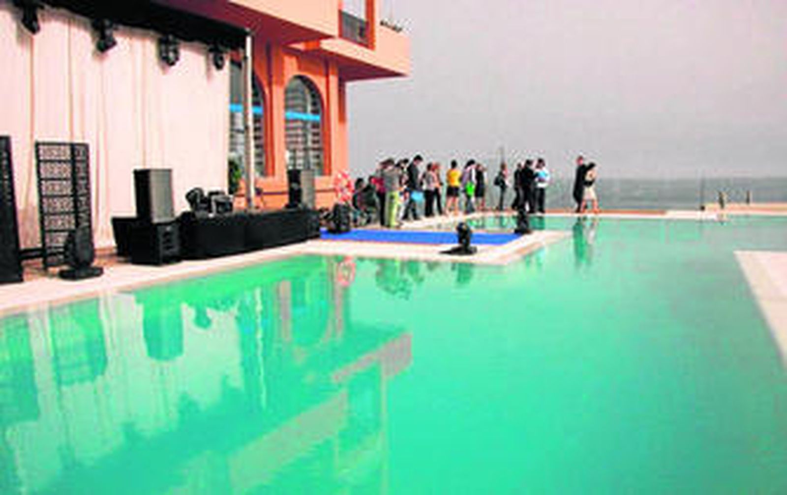 Vista de una de las piscina del nuevo complejo hotelero.