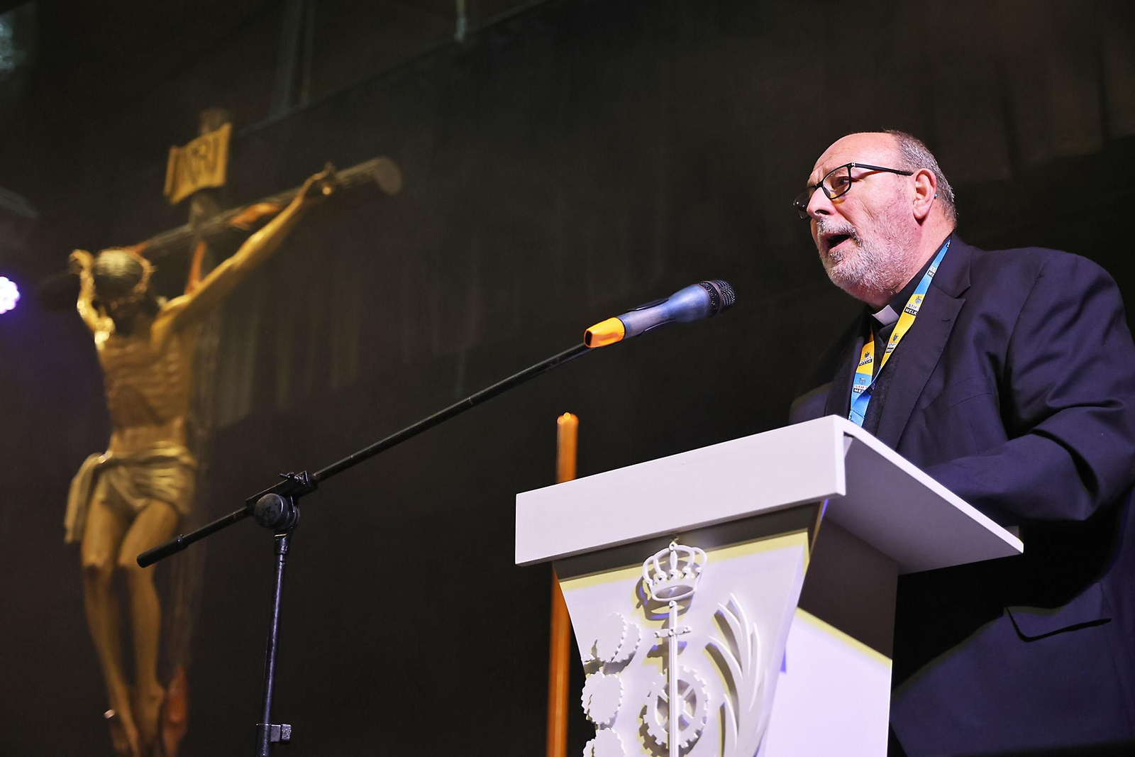 Las mejores imágenes del traslado del Cristo de la Pasión al Centro Penitenciario de Huelva