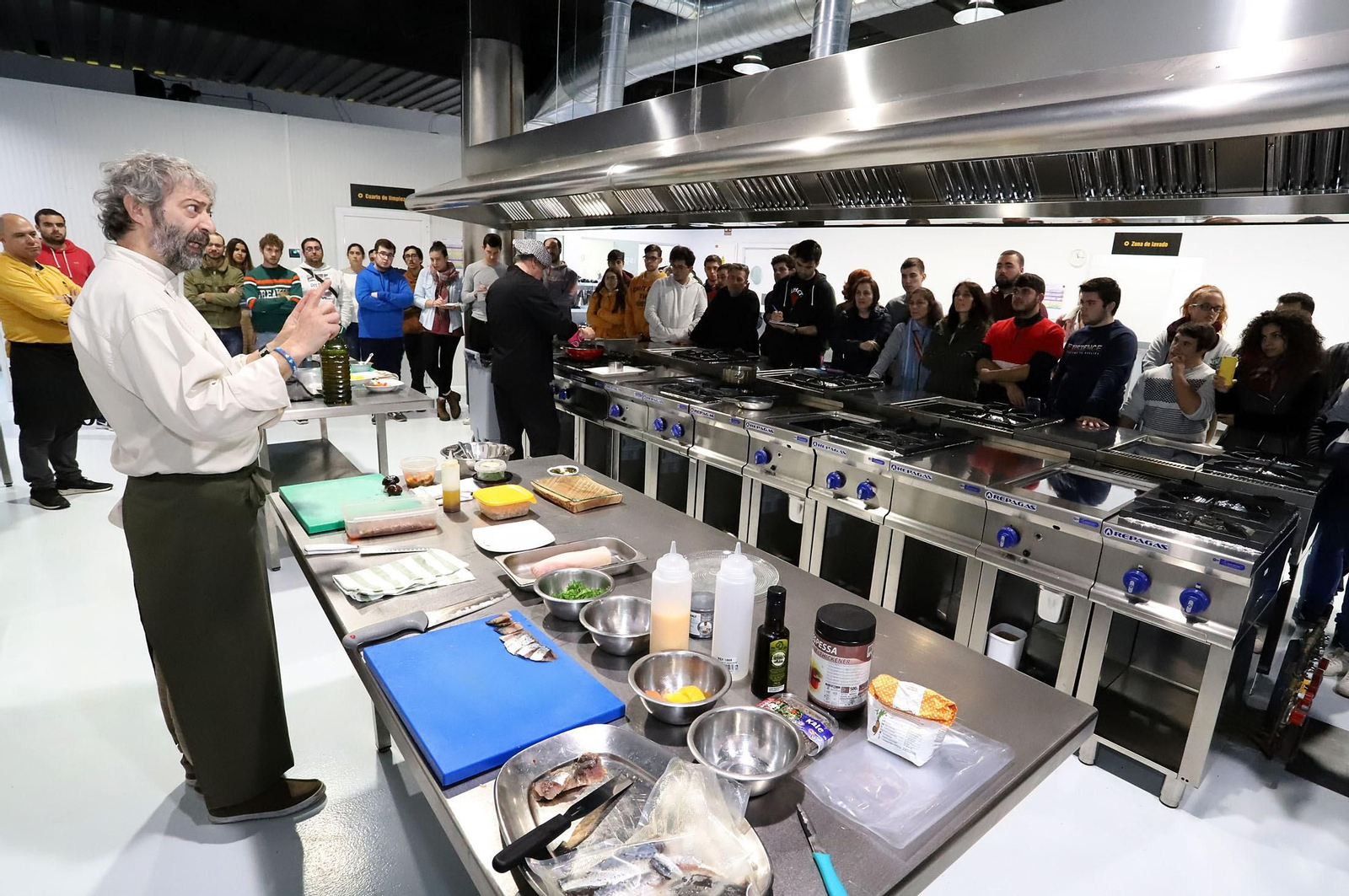 Imágenes del showcooking organizado por Huelva Información e ISG
