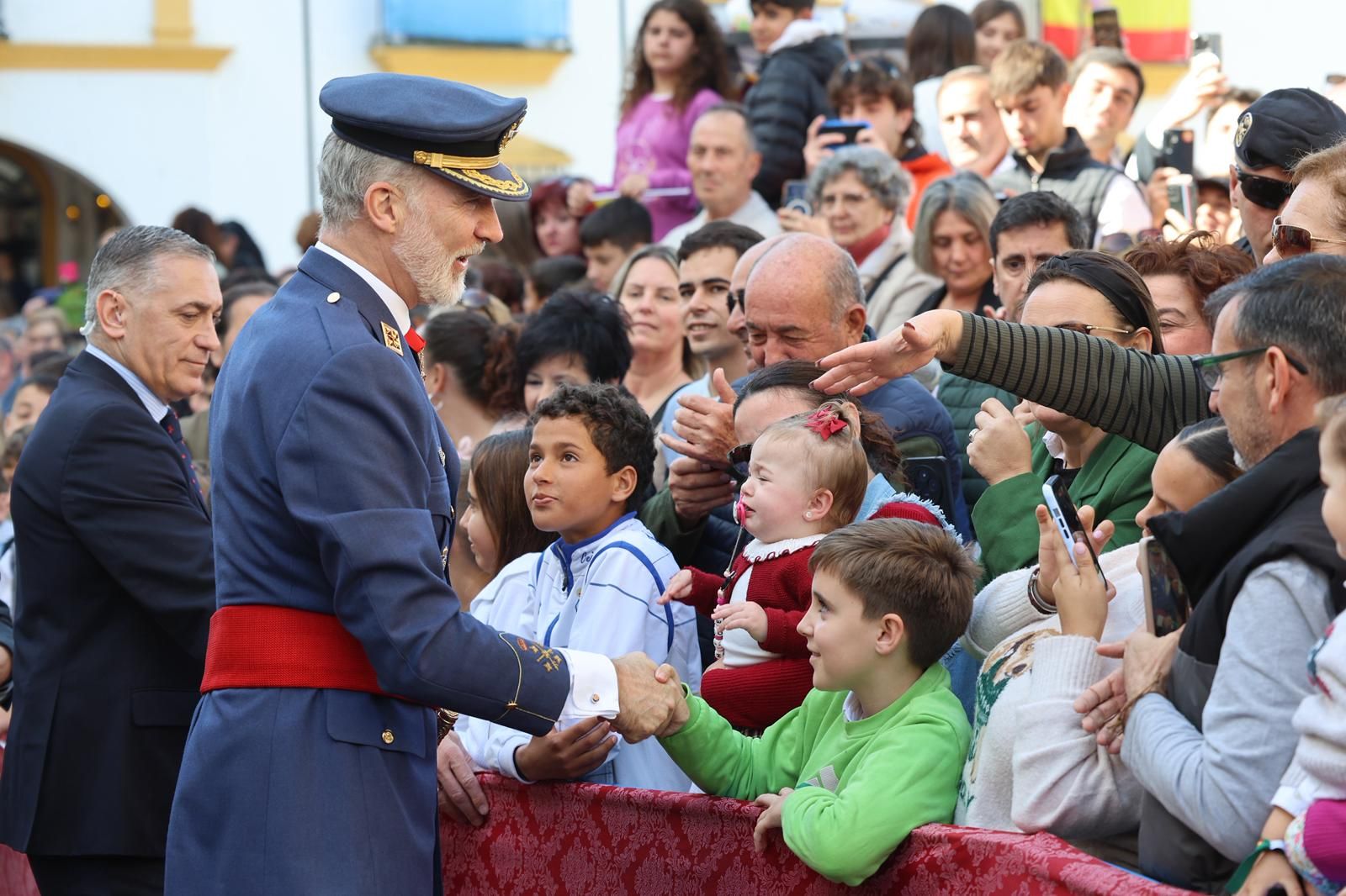 Las primeras imágenes del Rey Felipe VI en Huelva