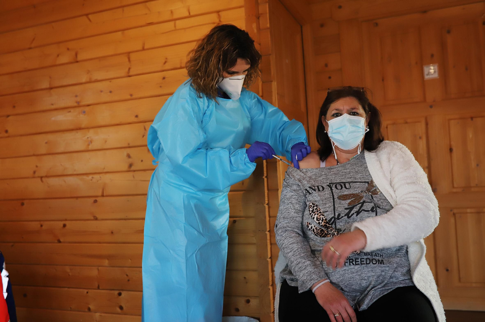 Plan de vacunación contra el coronavirus en las residencias de Afanas Jerez