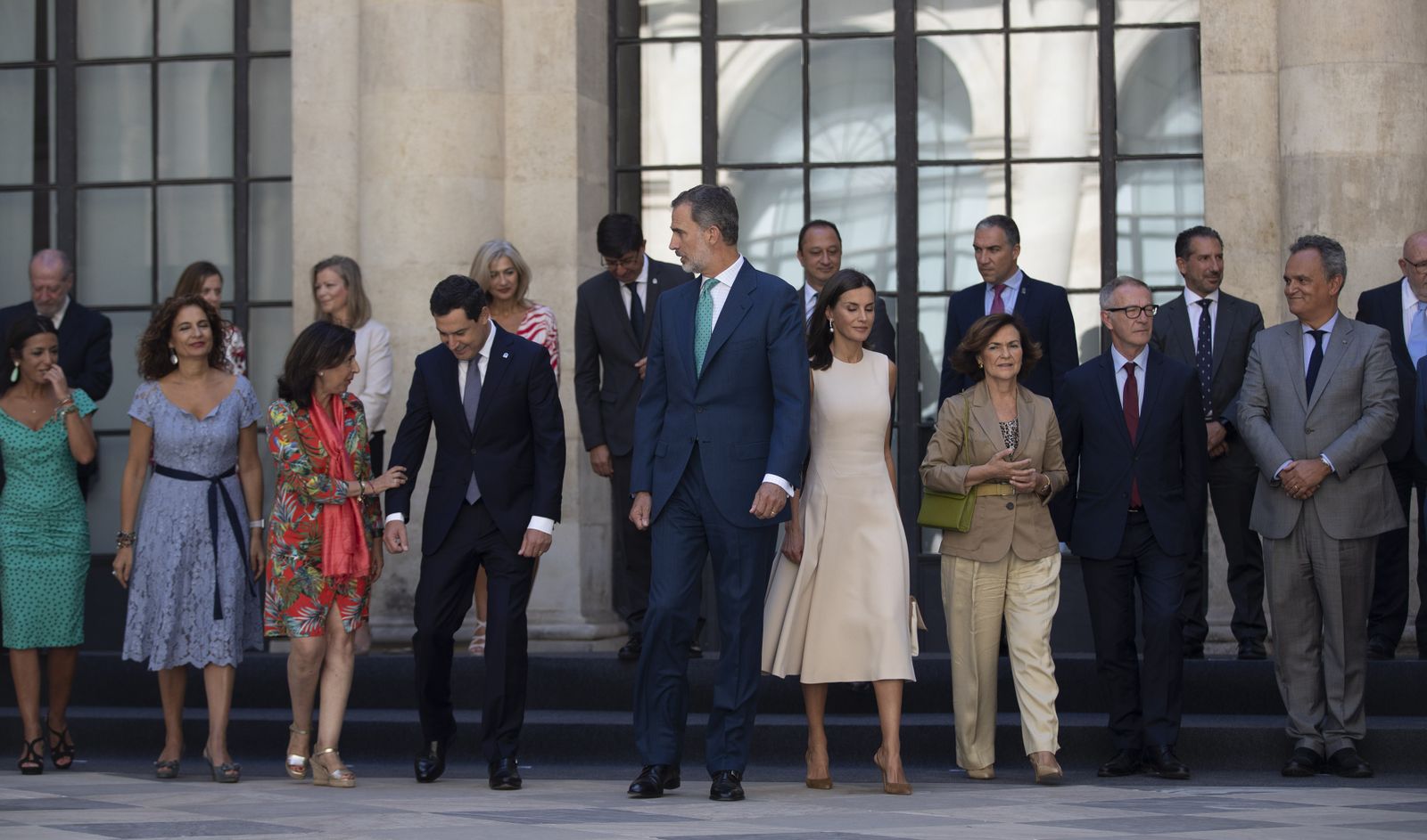 La visita de los Reyes a la exposición 'El viaje más largo', en imágenes