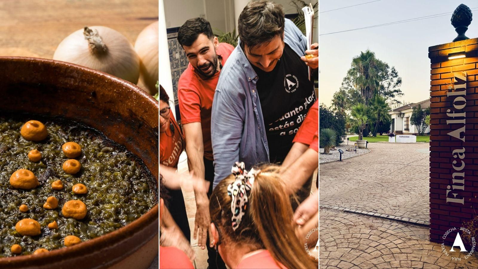 Finca Alfoliz celebra la renovación de la estrella verde.