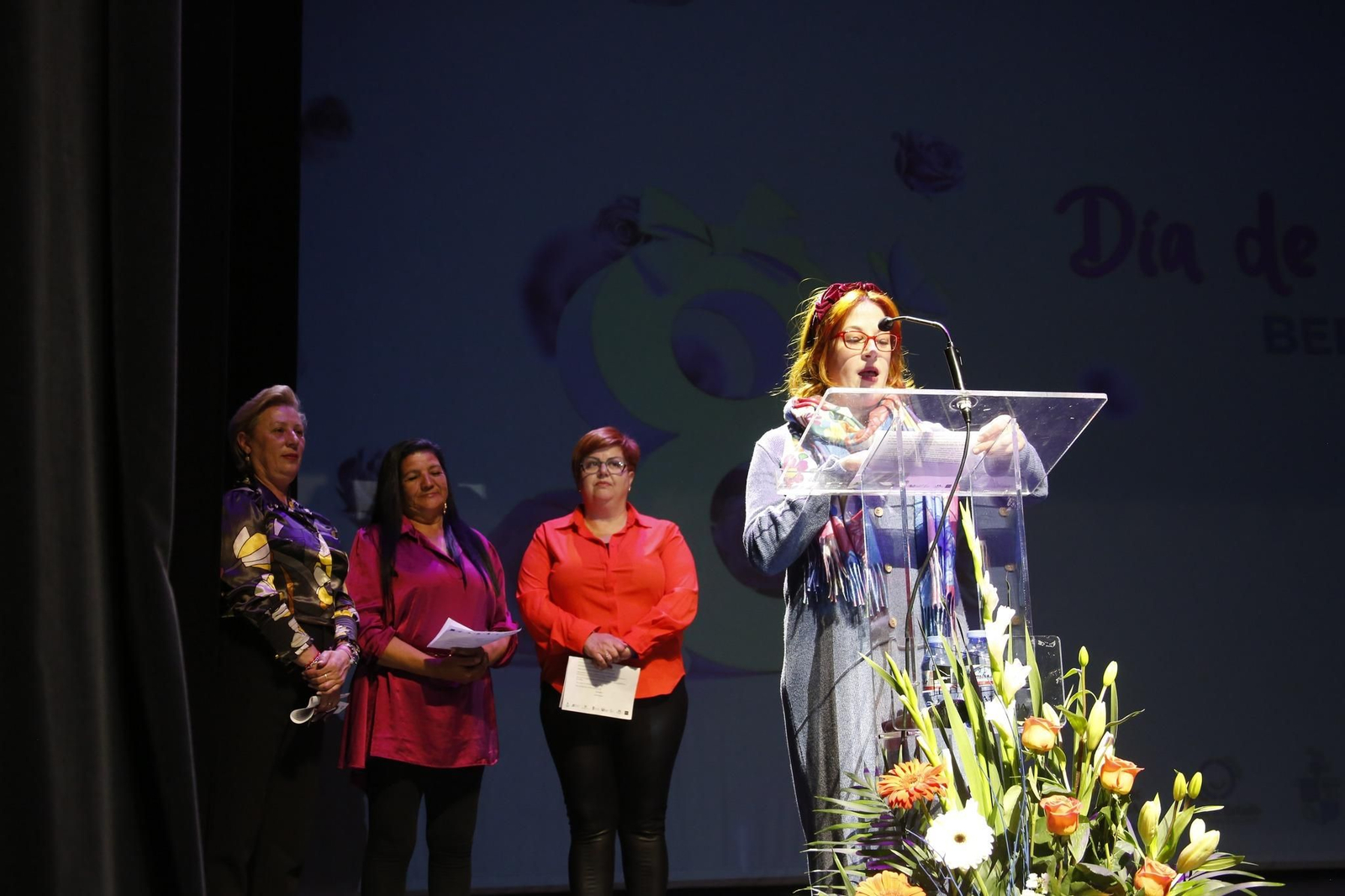 Imagen de archivo de la lectura en el Día de la Mujer de 2024 en Berja.