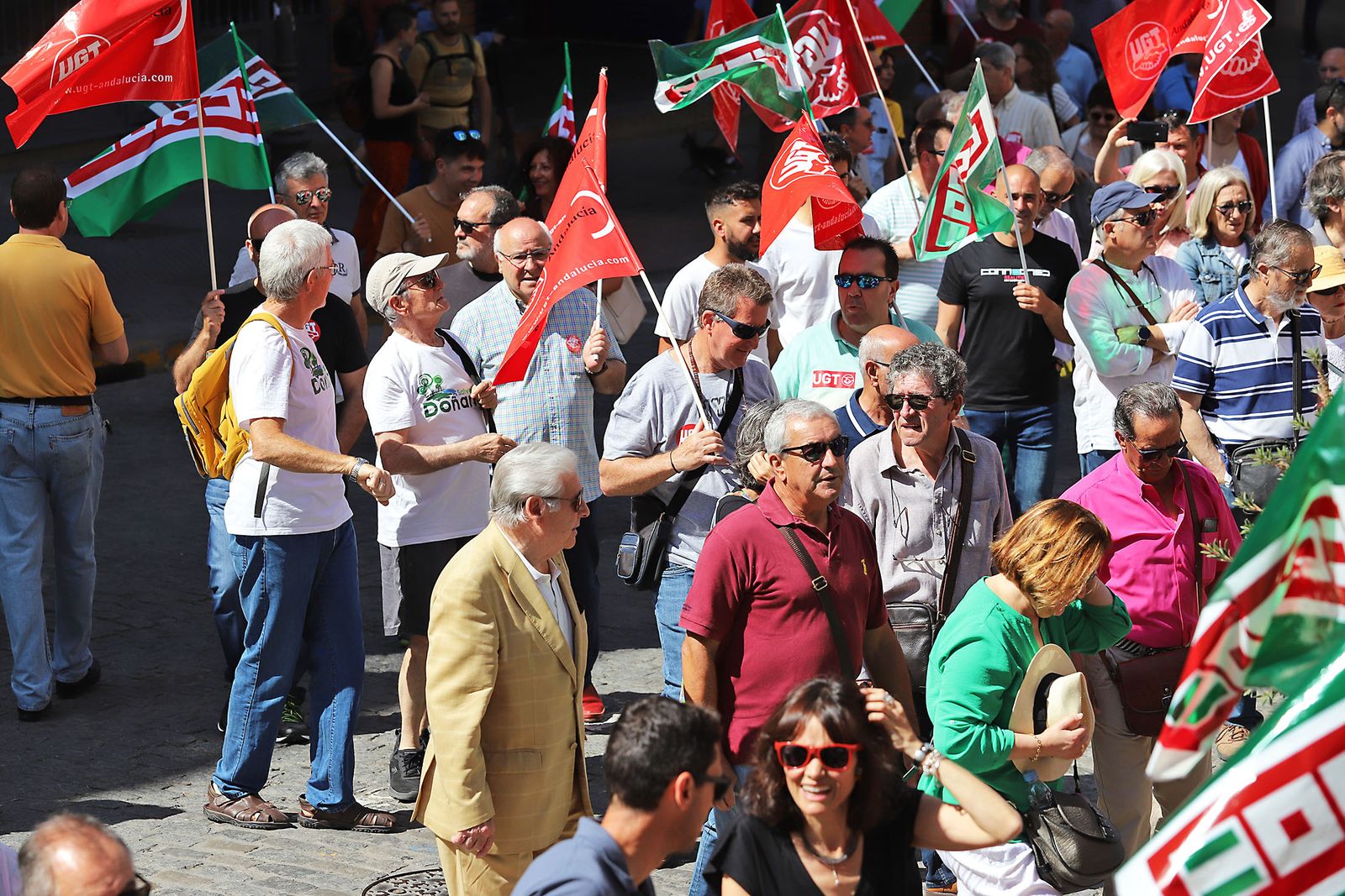 Imágenes de la Manifestación por el Día del Trabajador 2023 en Huelva