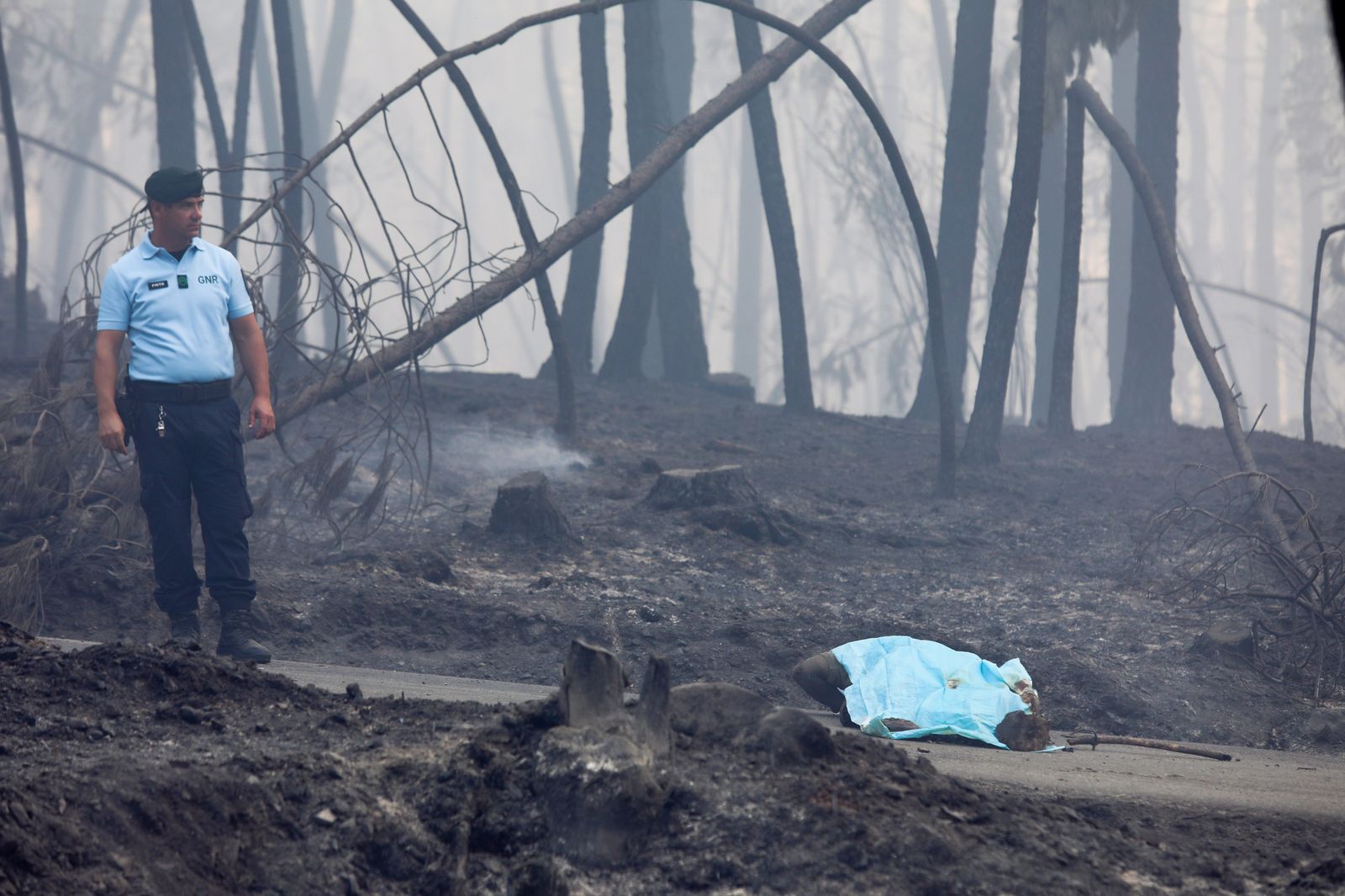 El incendio en Pedrógão Grande, en imágenes