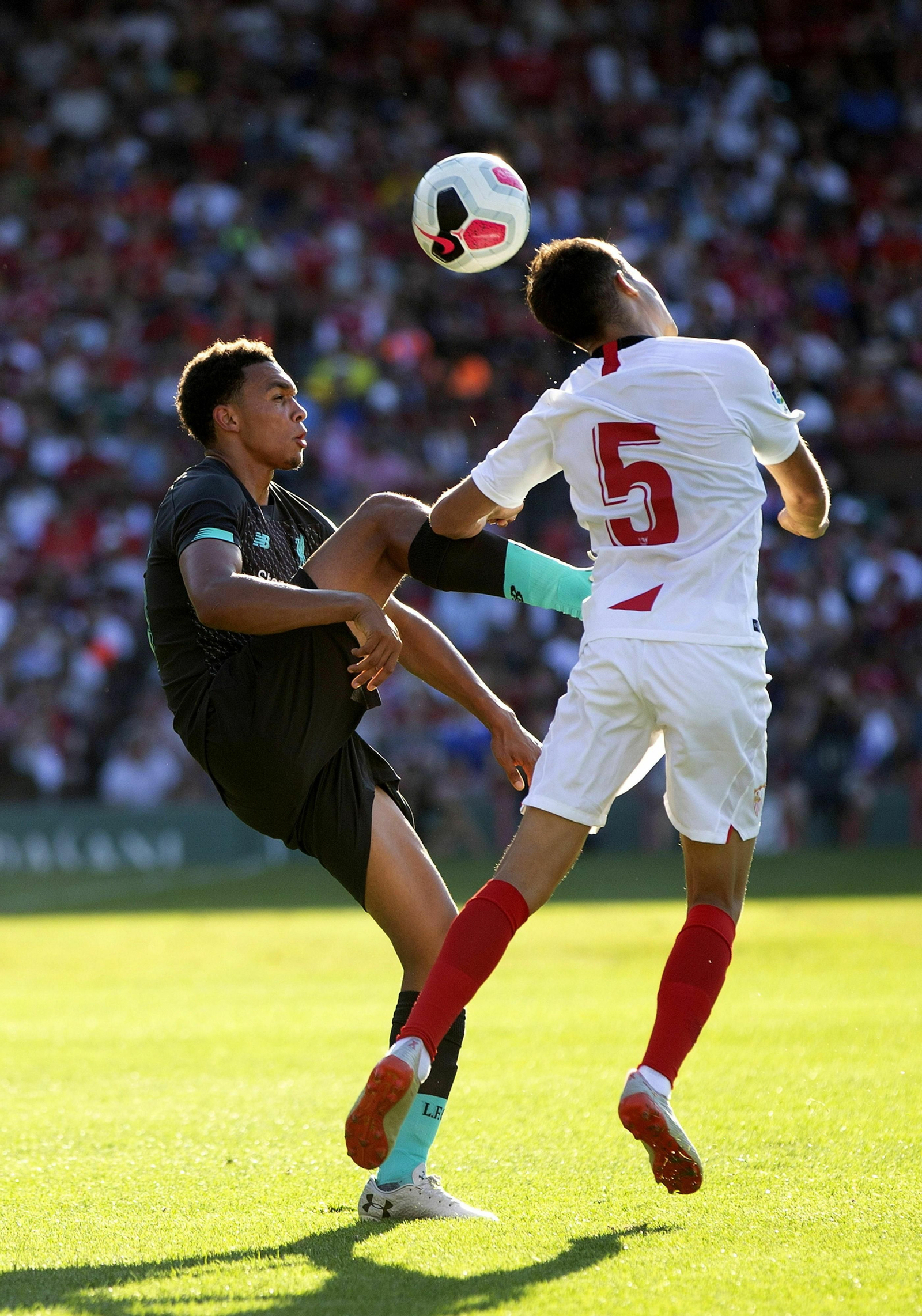 Las imágenes del amistoso Liverpool-Sevilla FC