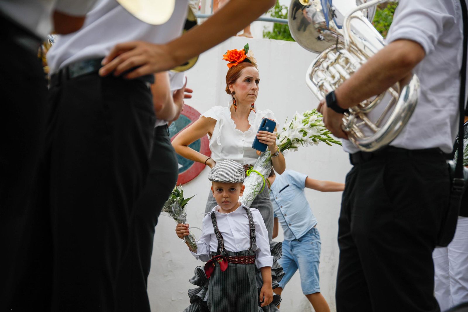 La Subida del Agua de las fiestas de Mojácar, en imágenes