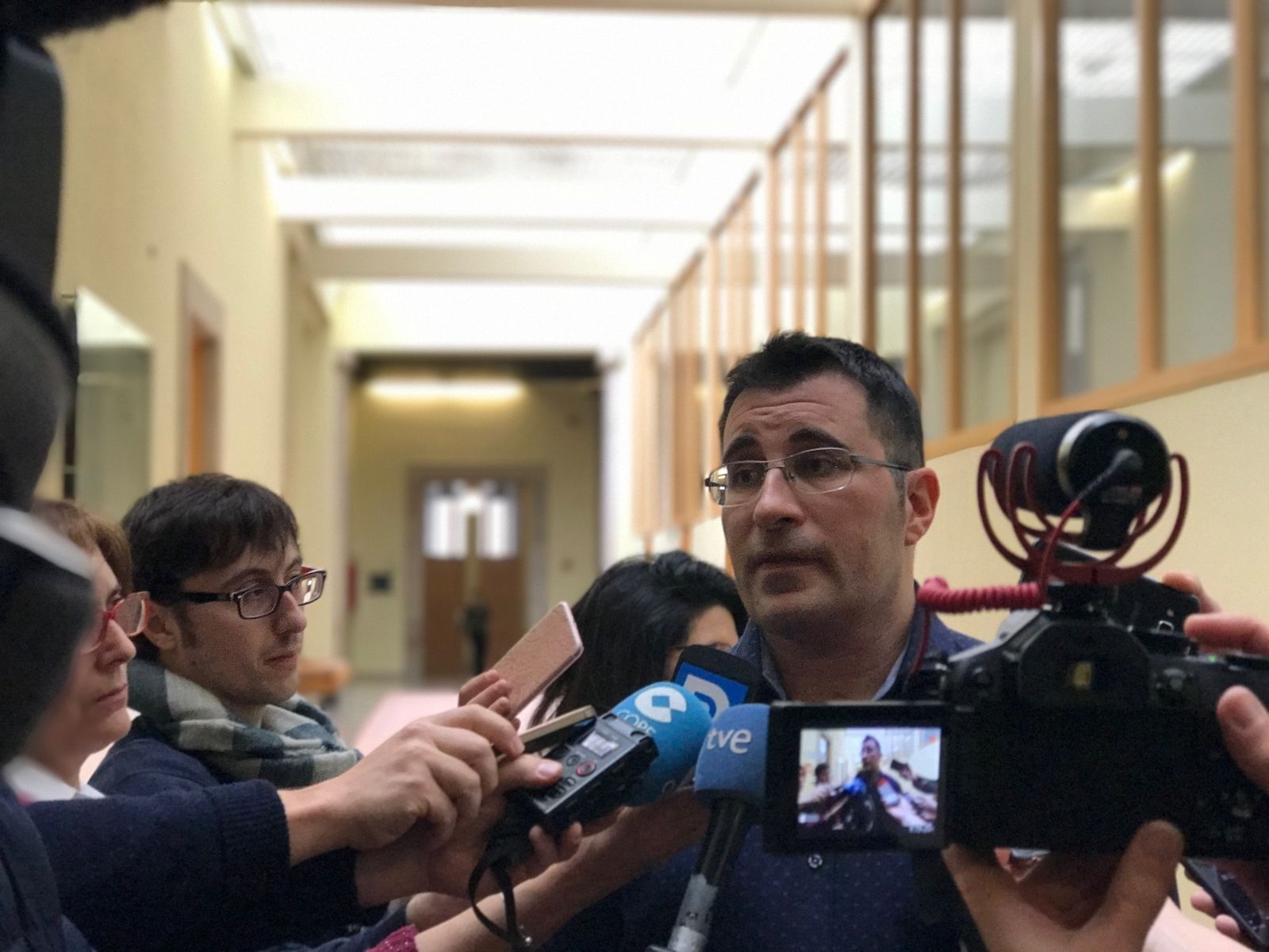 El diputado de Podemos en Galicia Juan Merlo.