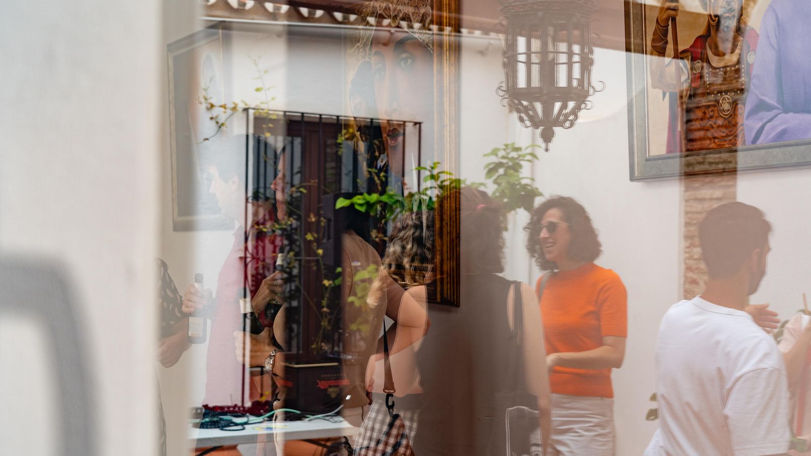 Imagen tomada en la fiesta de Jarana Club en el convento de Capuchinos