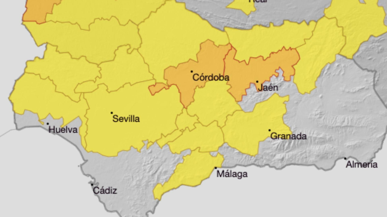 Aviso por calor en seis provincias de Andalucía