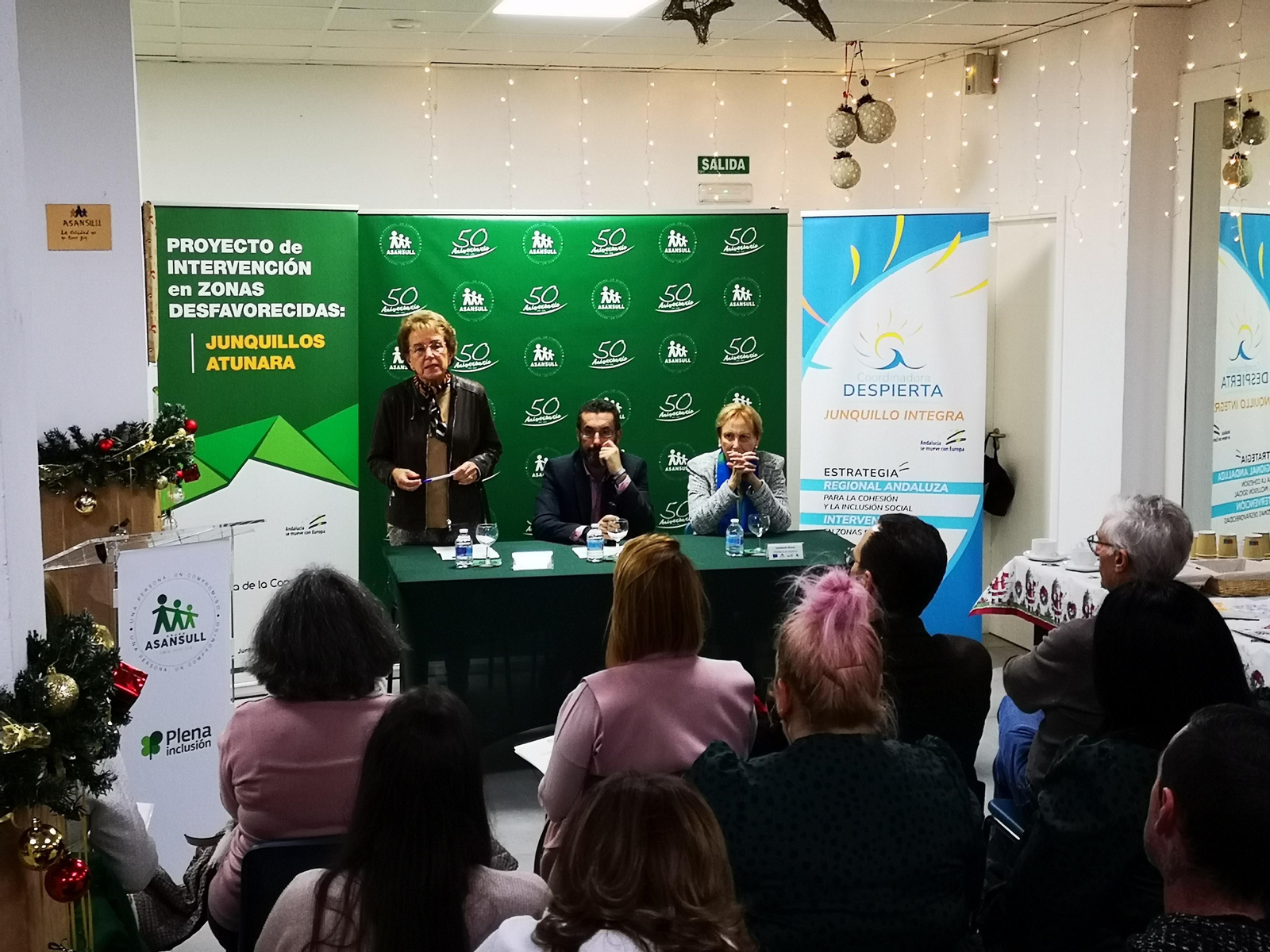 Clausura de cursos de Asansull.