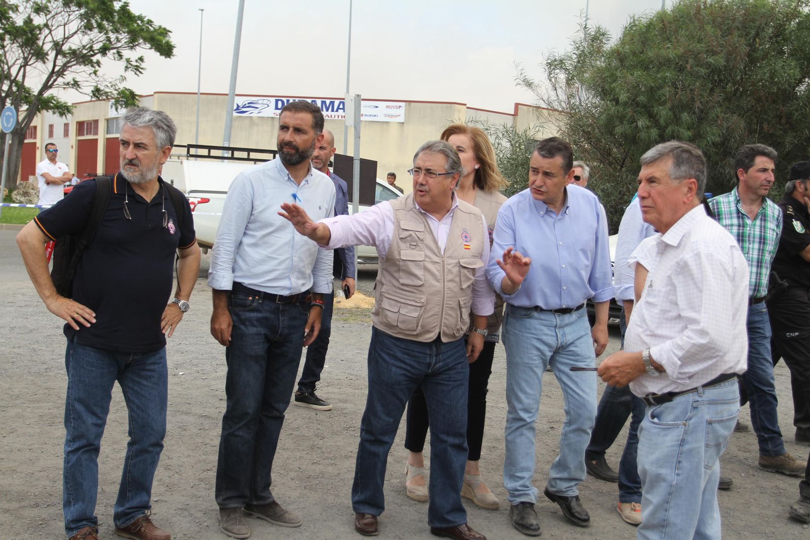 Las imágenes del incendio en Moguer y Mazagón