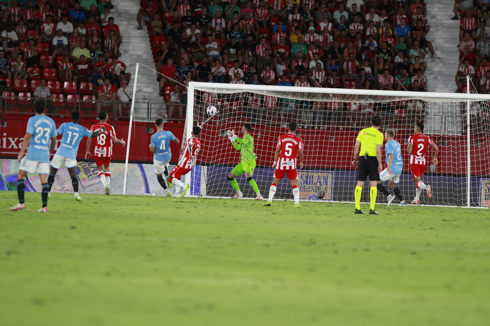 Imágenes del partido U.D. Almería-Real Club Celta de Vigo