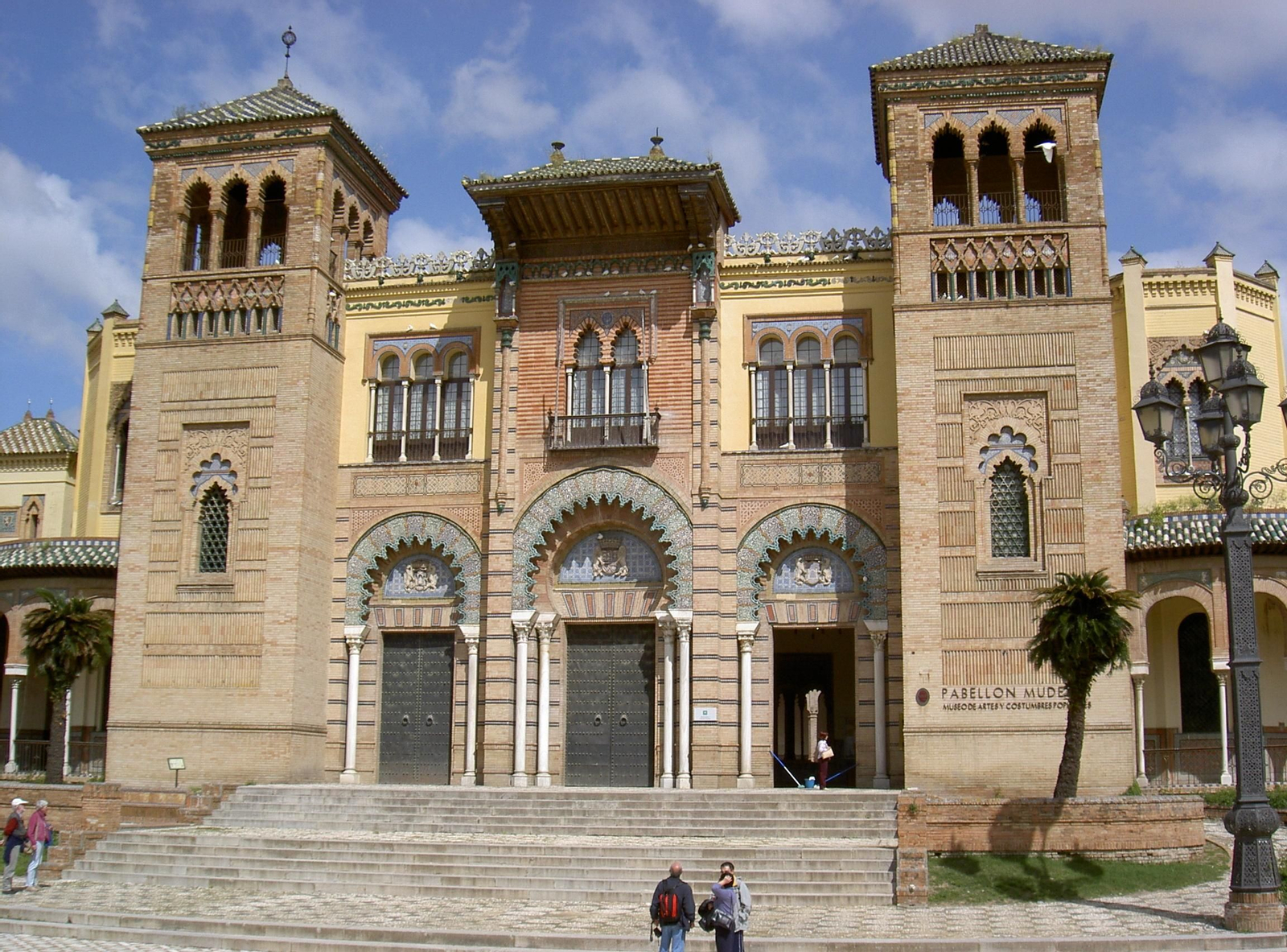 El Pabellón Mudéjar de la Exposición de 1929 en Sevilla.