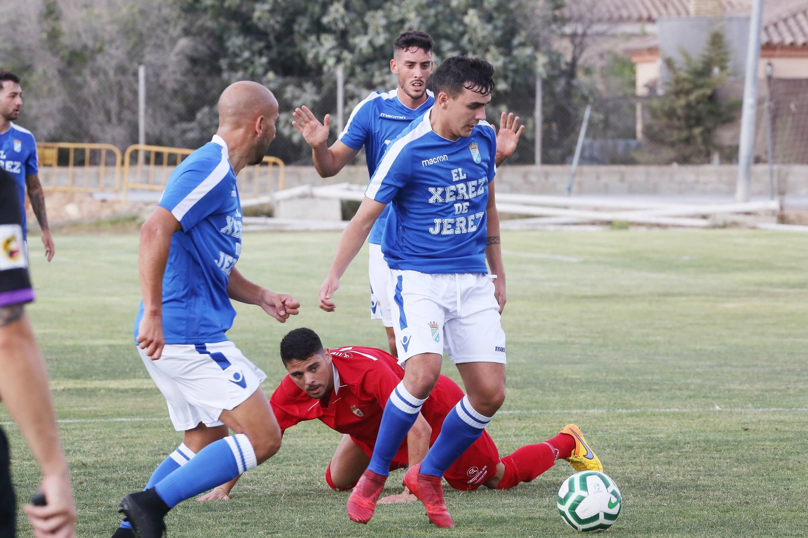 Imágenes del partido entre el Recreativo Portuense y el XerezCD