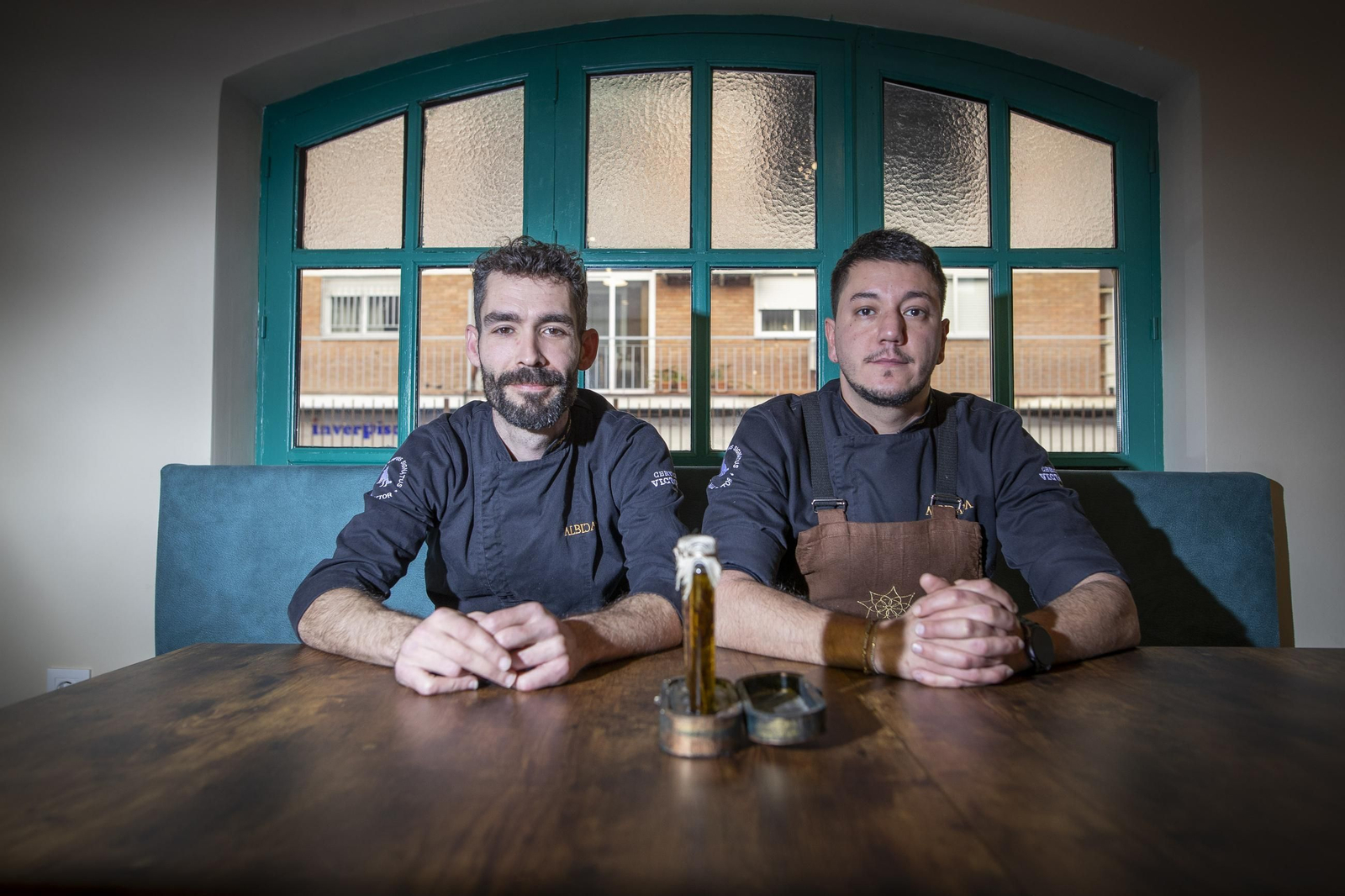 Ismael Abderrahaman y Jorge Seco del restaurante Albidaya.