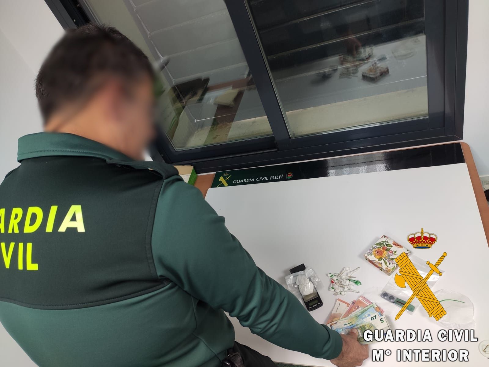 Arrestado en Pulpí durante un control del estado de alarma con 20 gramos de cocaína