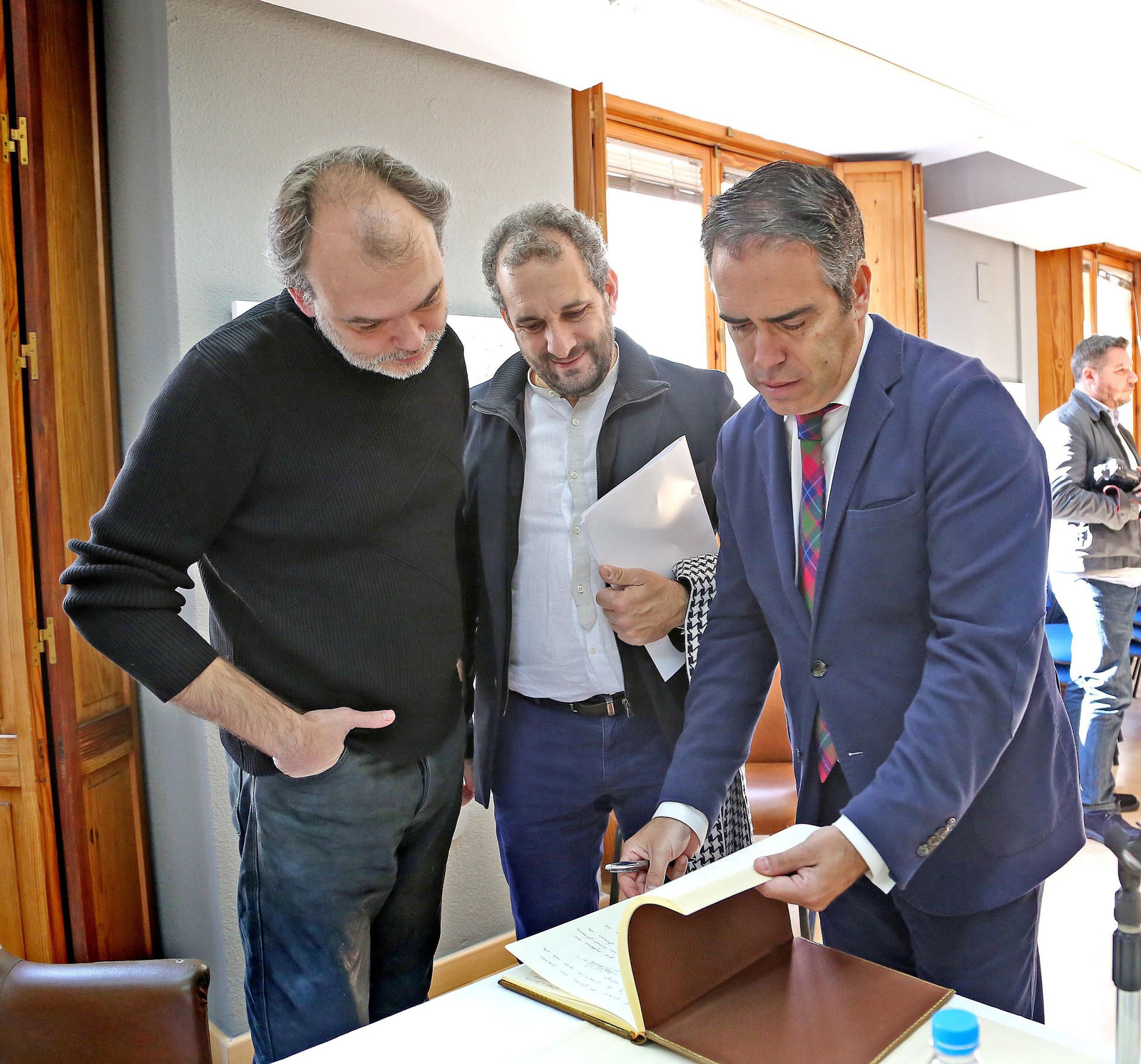 Xavier Mendoza, Pablo López y Rafael Navas.