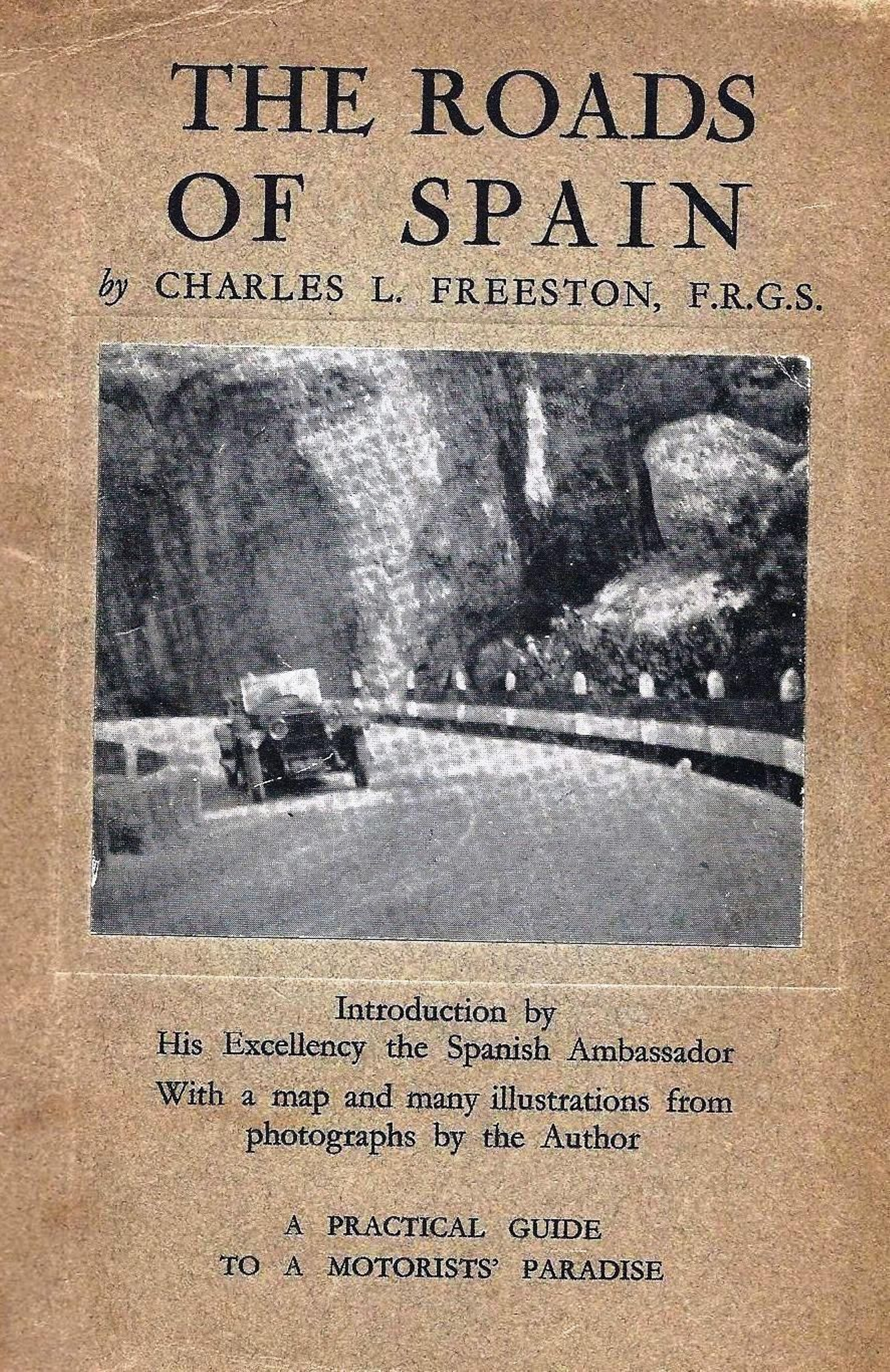 'Portada del libro Las carreteras de España', Charles L. Freeston 1930. 'Portada del libro Las carreteras de España', Charles L. Freeston 1930.