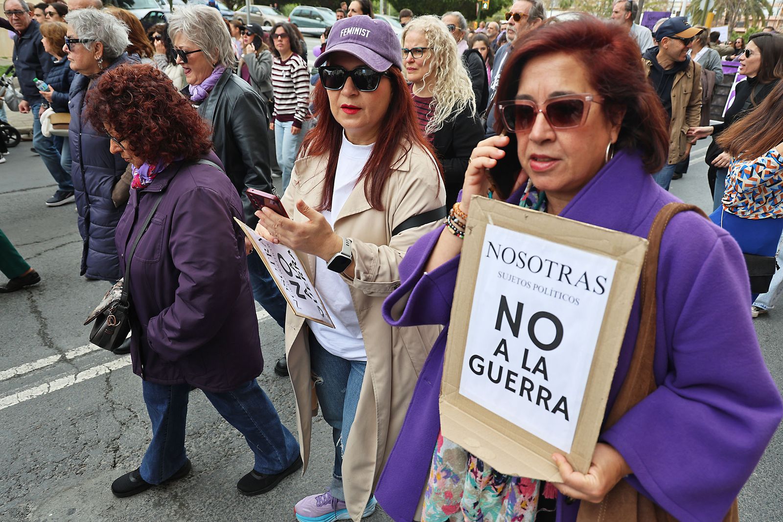 8M: Las fotografías de la manifestación del Día de la Mujer
