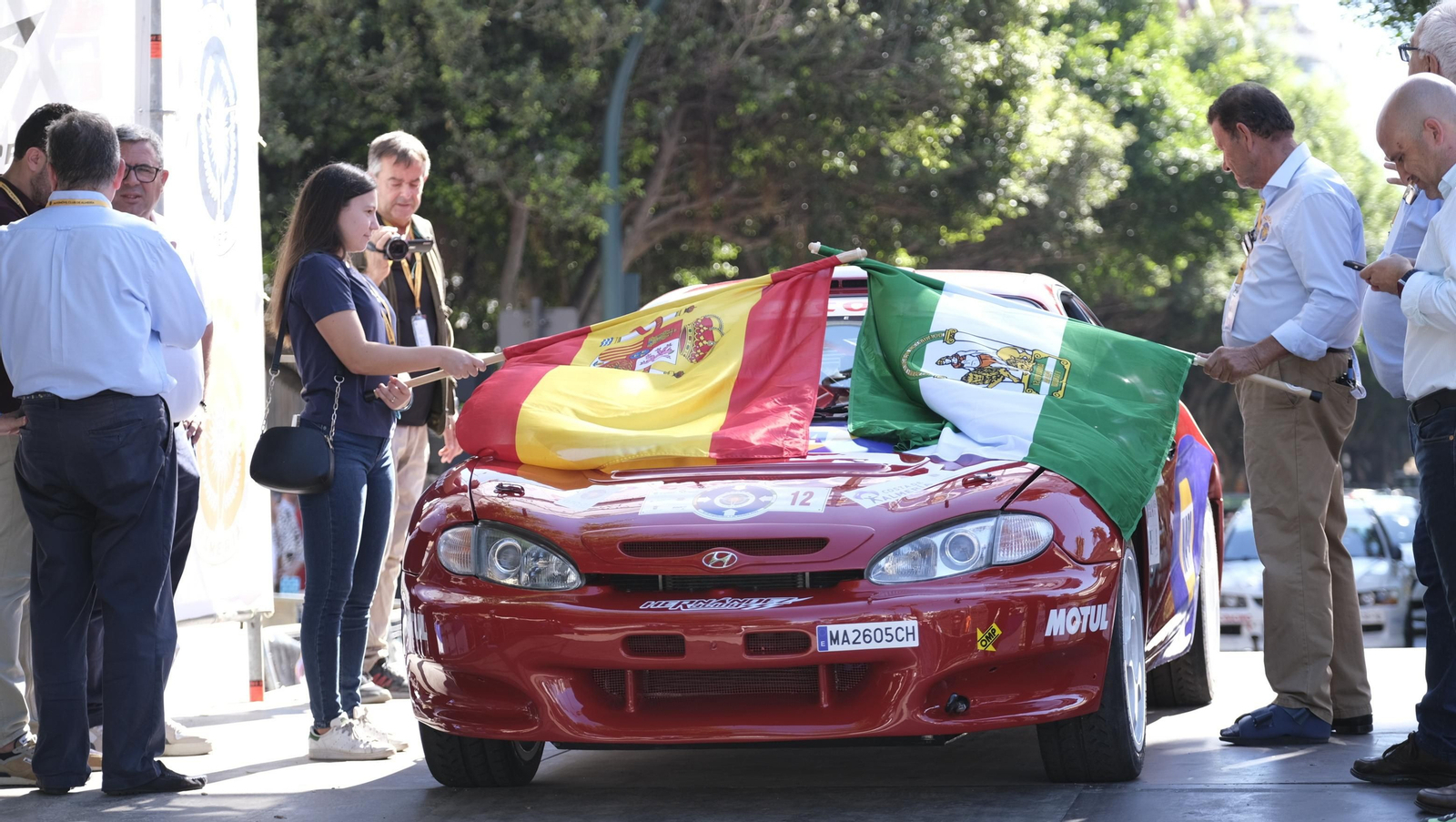Imágenes de la salida del Rallye Costa de Almería