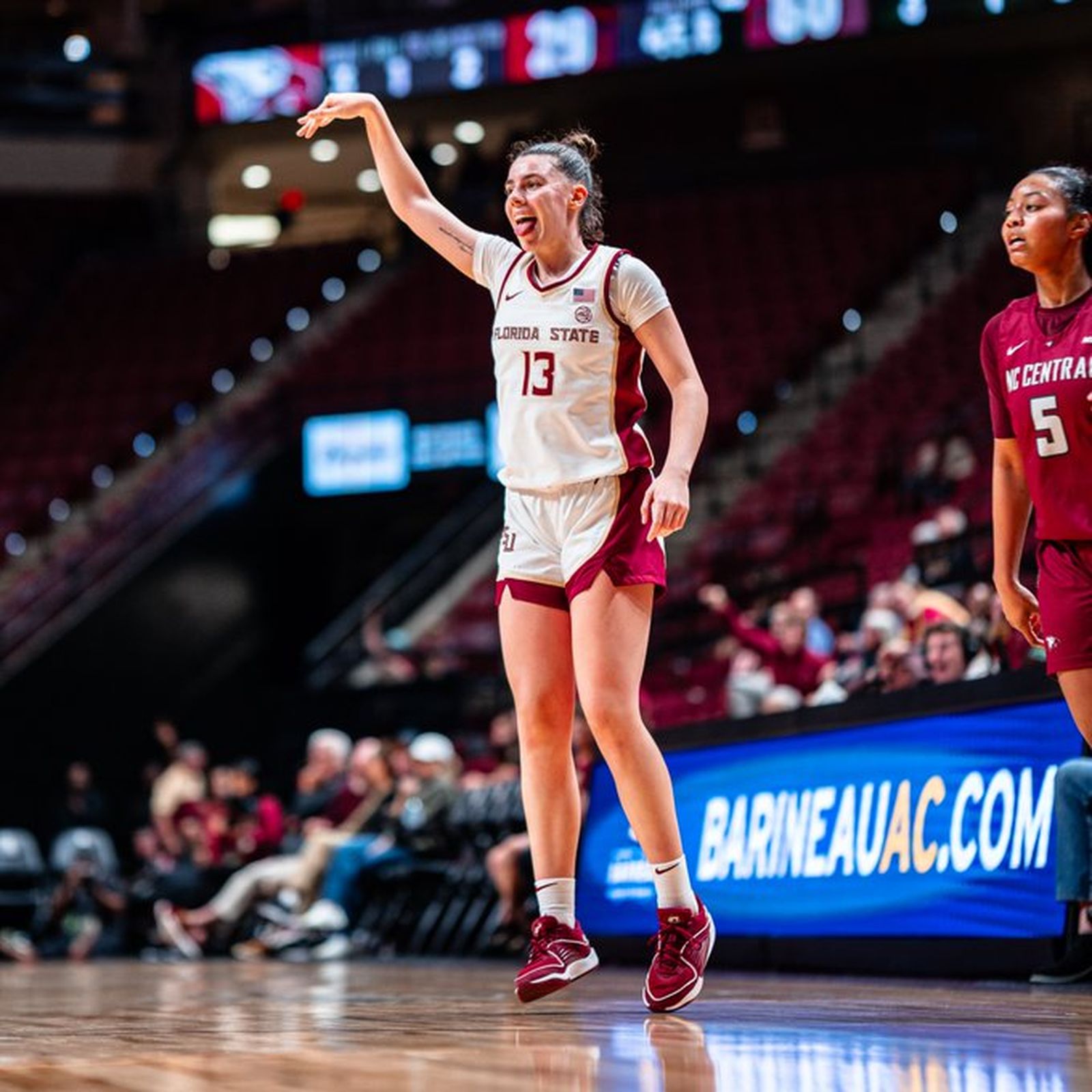 Carla Viegas, en acción.
