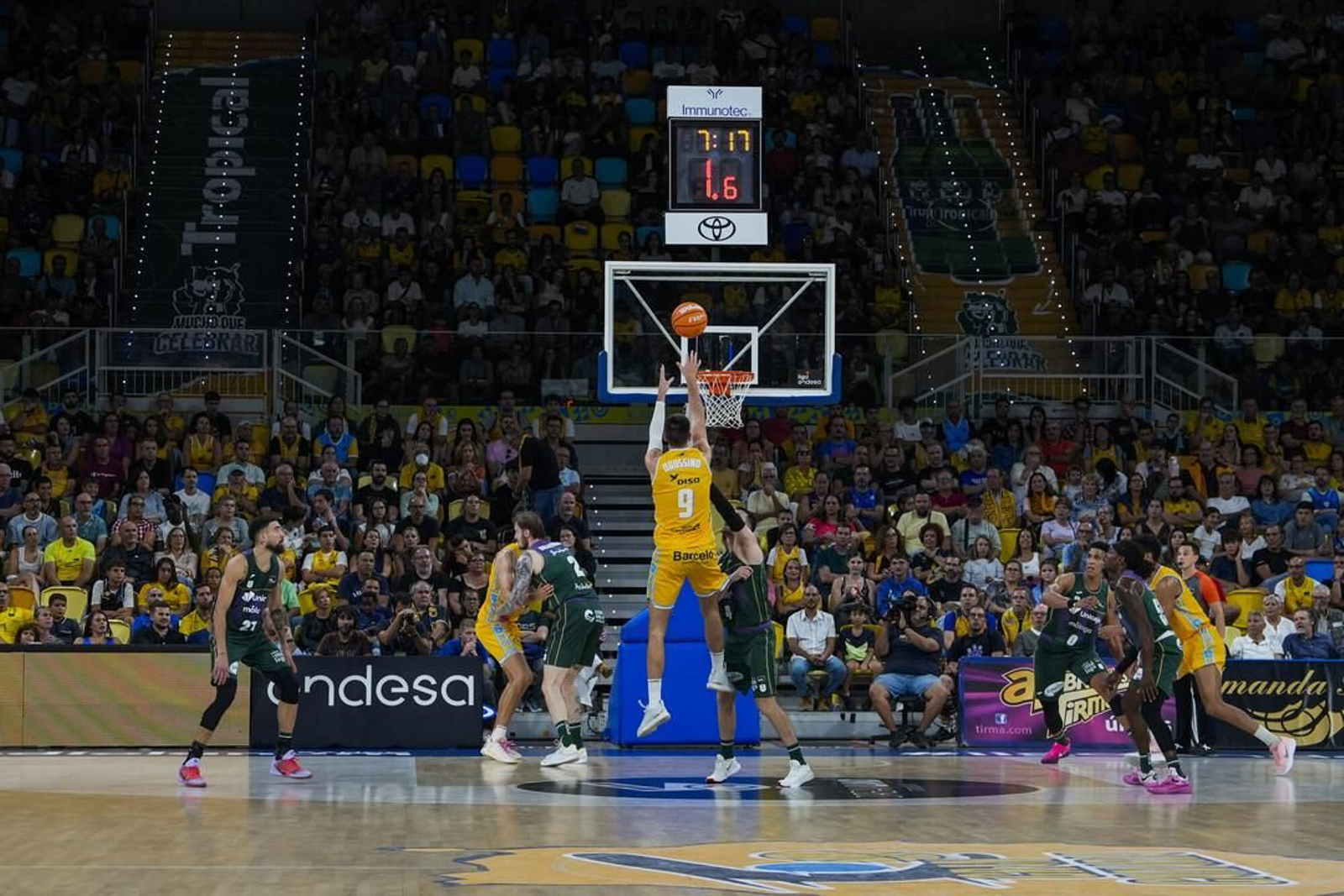El Gran Canaria-Unicaja, en fotos