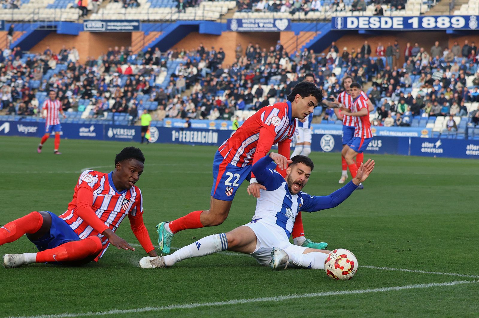 Las mejores imágenes del Recreativo de Huelva-At de Madrid B